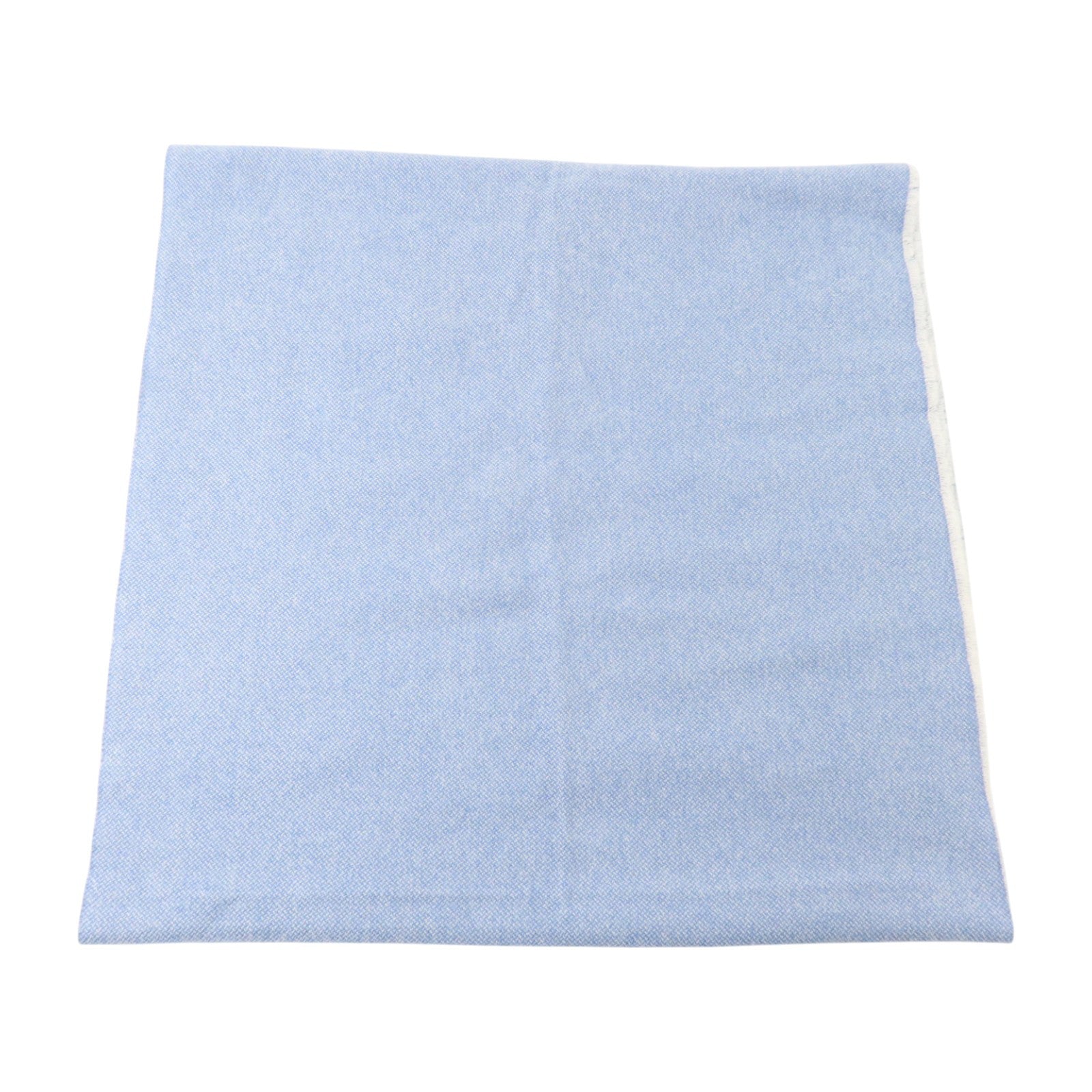 HERMES 羊絨H Perpetuel Scarf 160x40cm圍巾Bleu Ciel