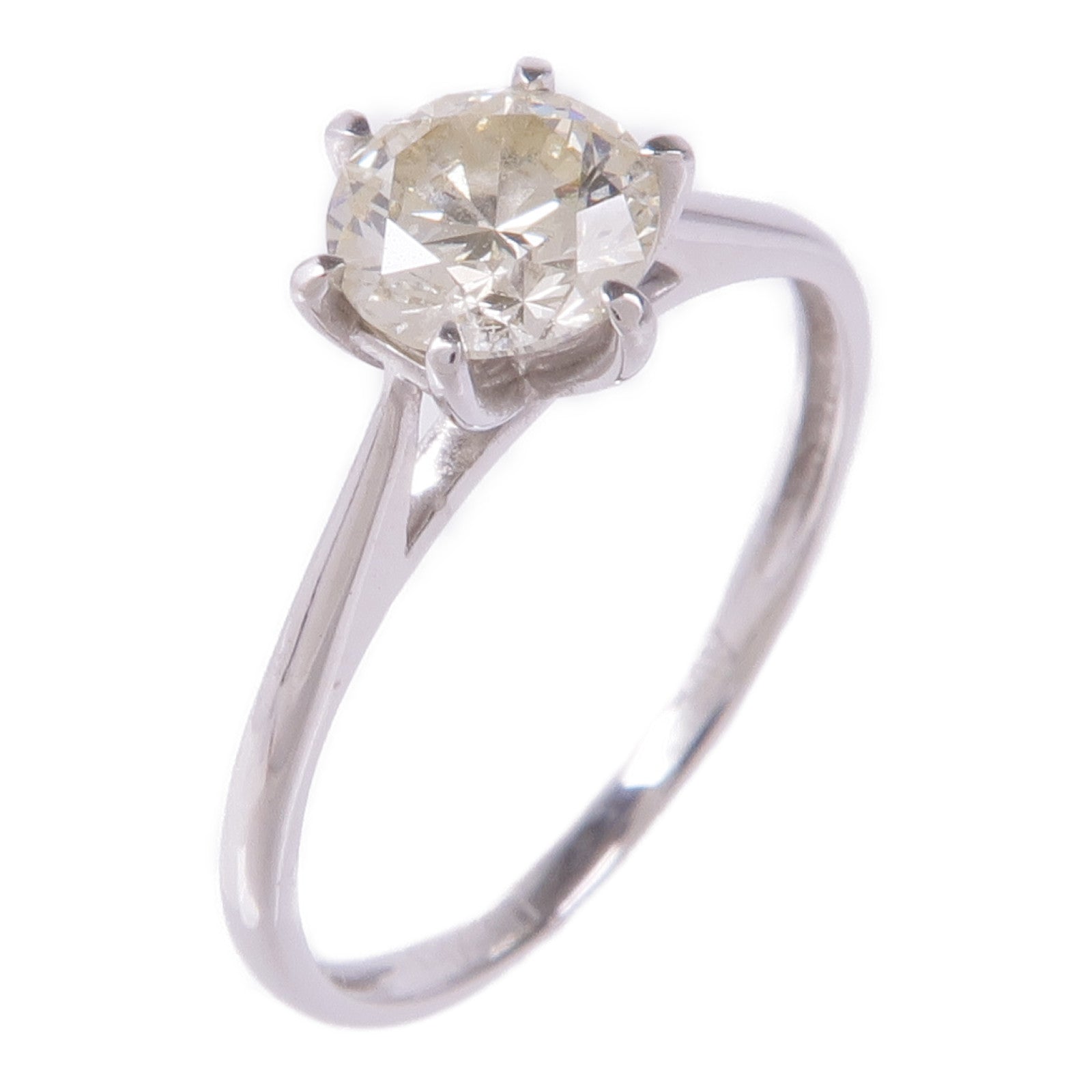 JEWELRY 【激減優惠】18K白金Diamond Ring鑽石戒指US#4.25