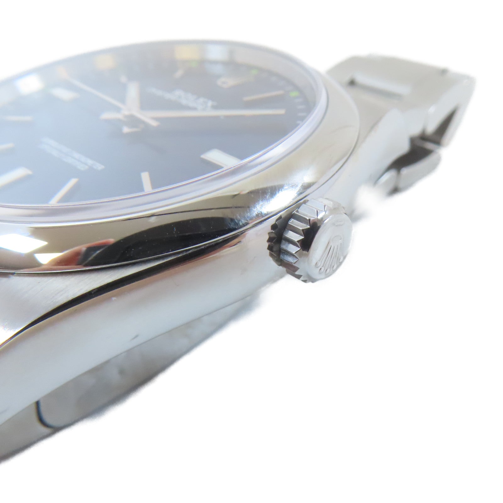 ROLEX Oyster Perpetual不鏽鋼手錶自動機芯深藍色