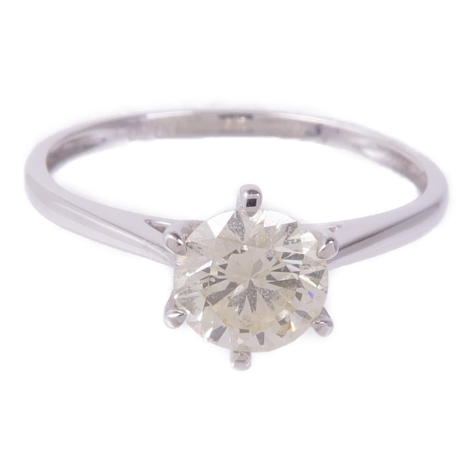 JEWELRY 【激減優惠】18K白金Diamond Ring鑽石戒指US#4.25