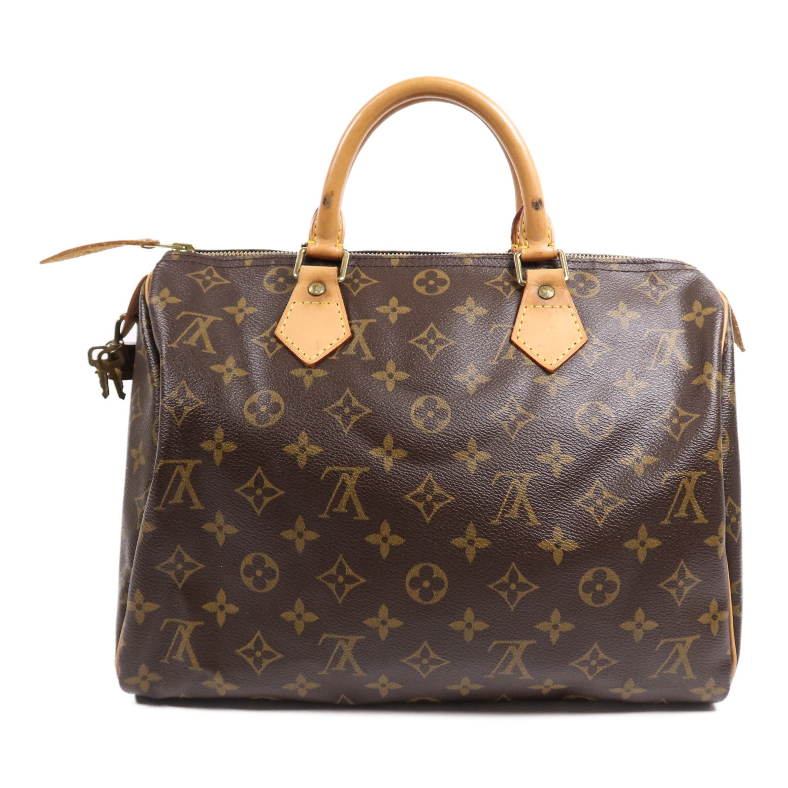 LOUIS VUITTON Monogram Speedy 30金扣手挽袋