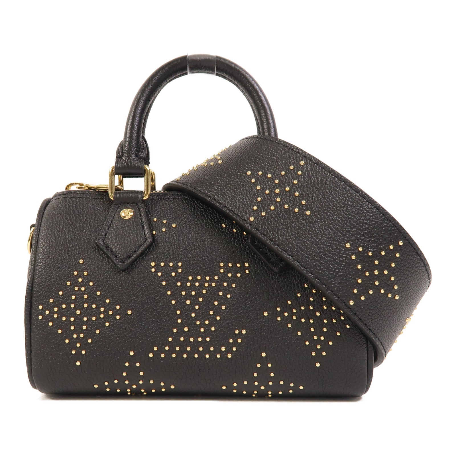 LOUIS VUITTON 【激減優惠】Monogram Empreinte Nano Speedy金扣手挽肩背兩用袋