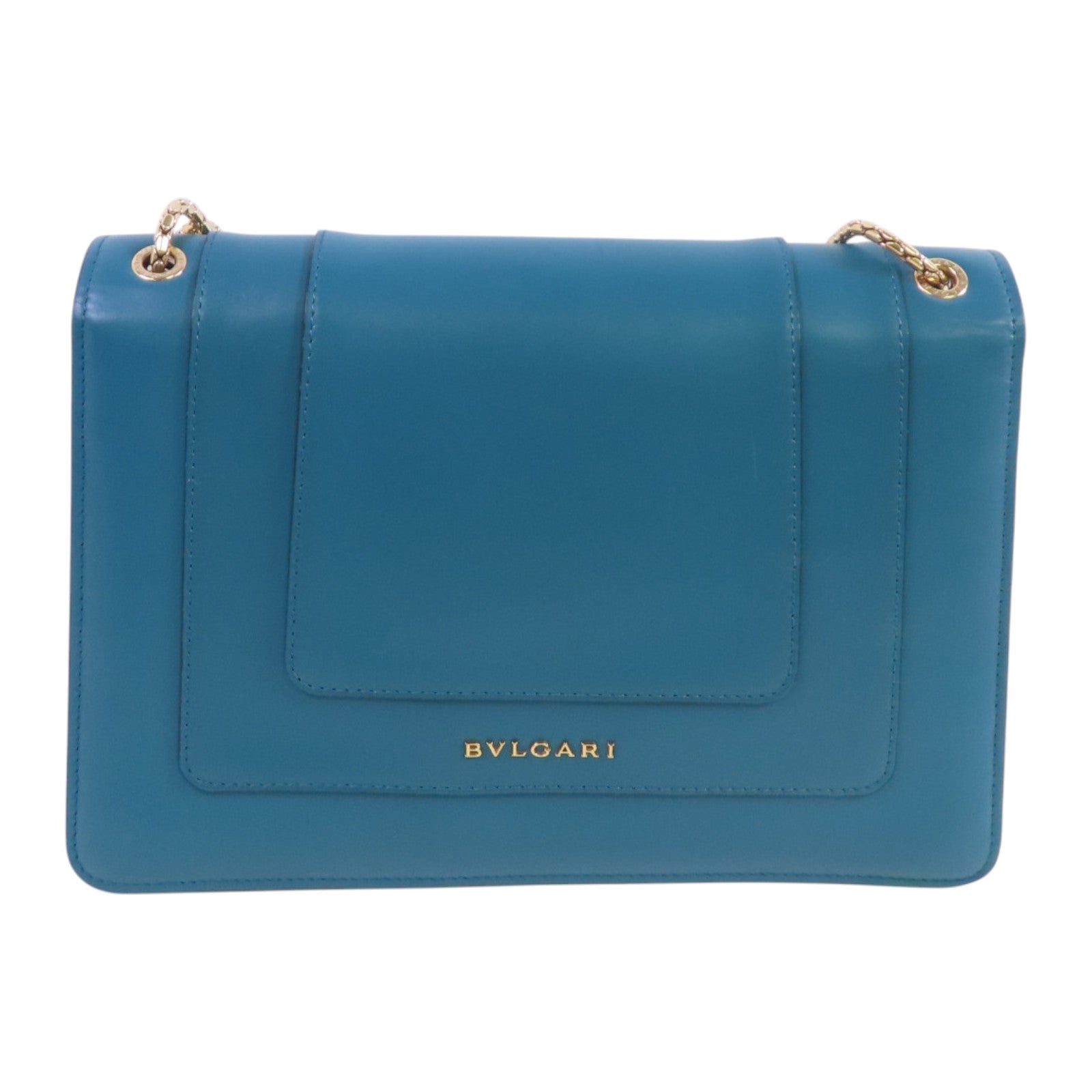 BVLGARI 【激減優惠】牛皮皮革Serpenti Shoulder Bag金扣鏈帶肩背袋