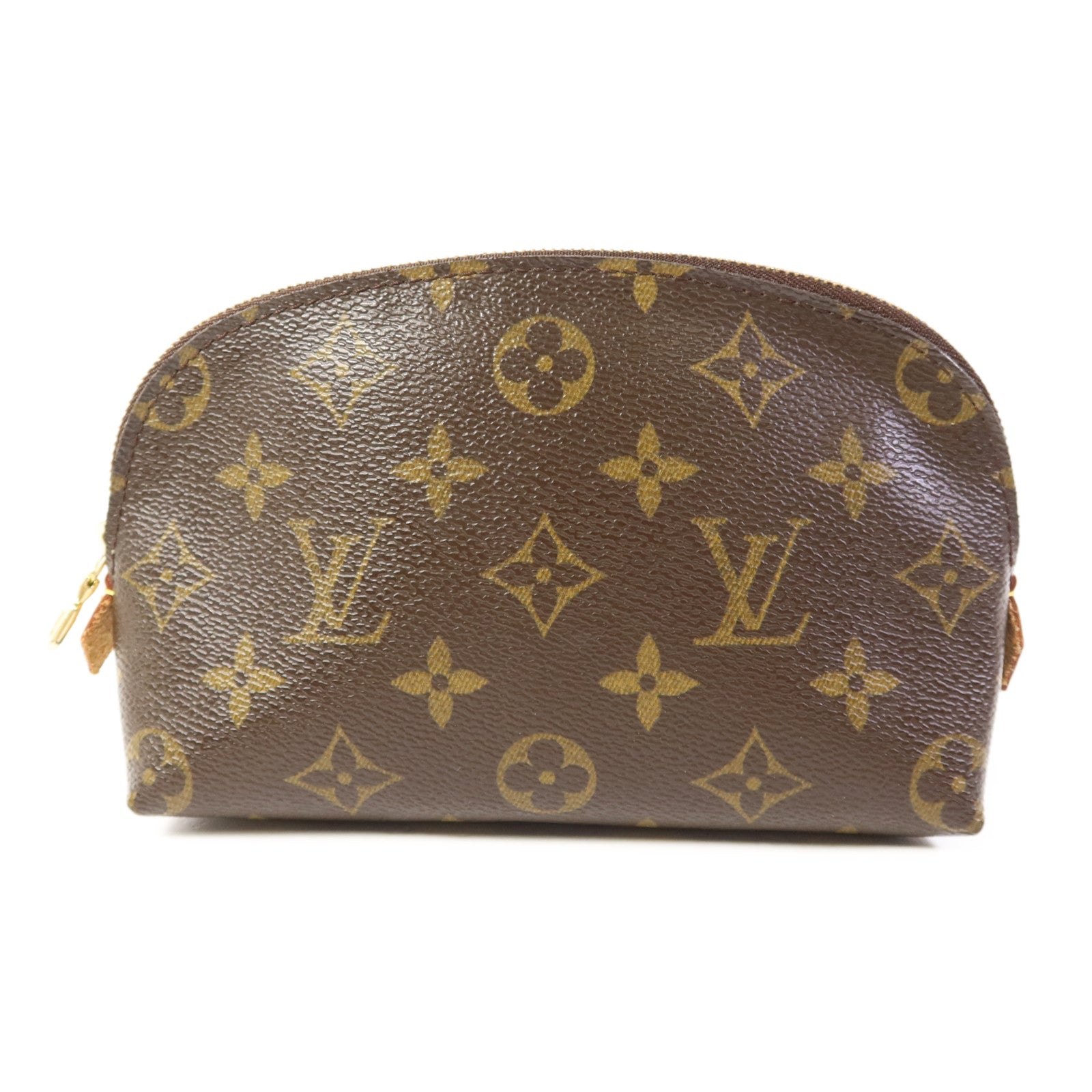 LOUIS VUITTON Monogram Cosmetic Pouch手拿包棕色