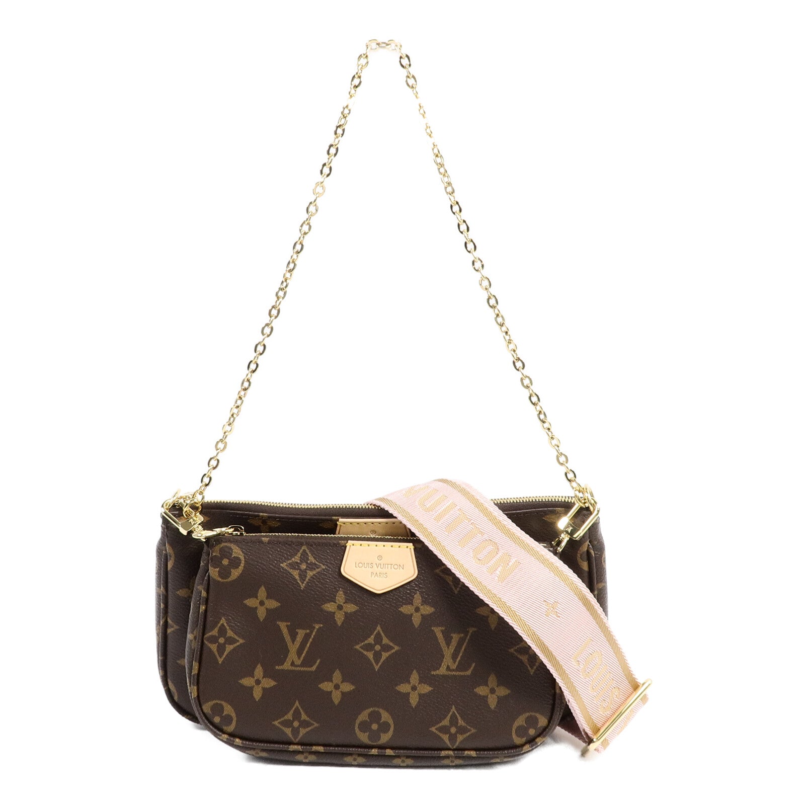 LOUIS VUITTON Monogram Multi Pochette Accessoires手挽肩背兩用袋