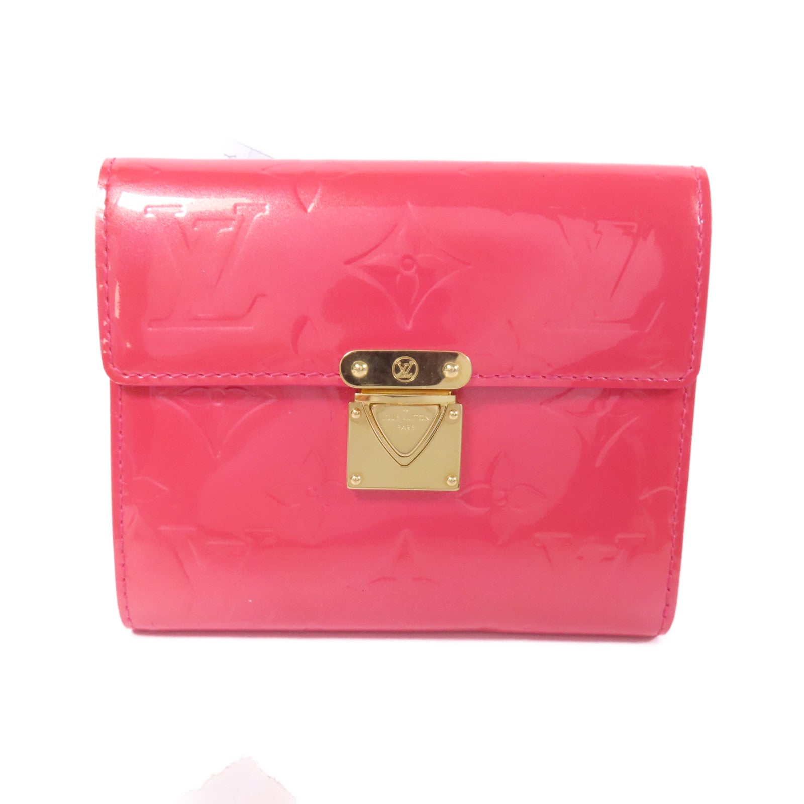 LOUIS VUITTON Vernis Trifold Wallet金扣錢包