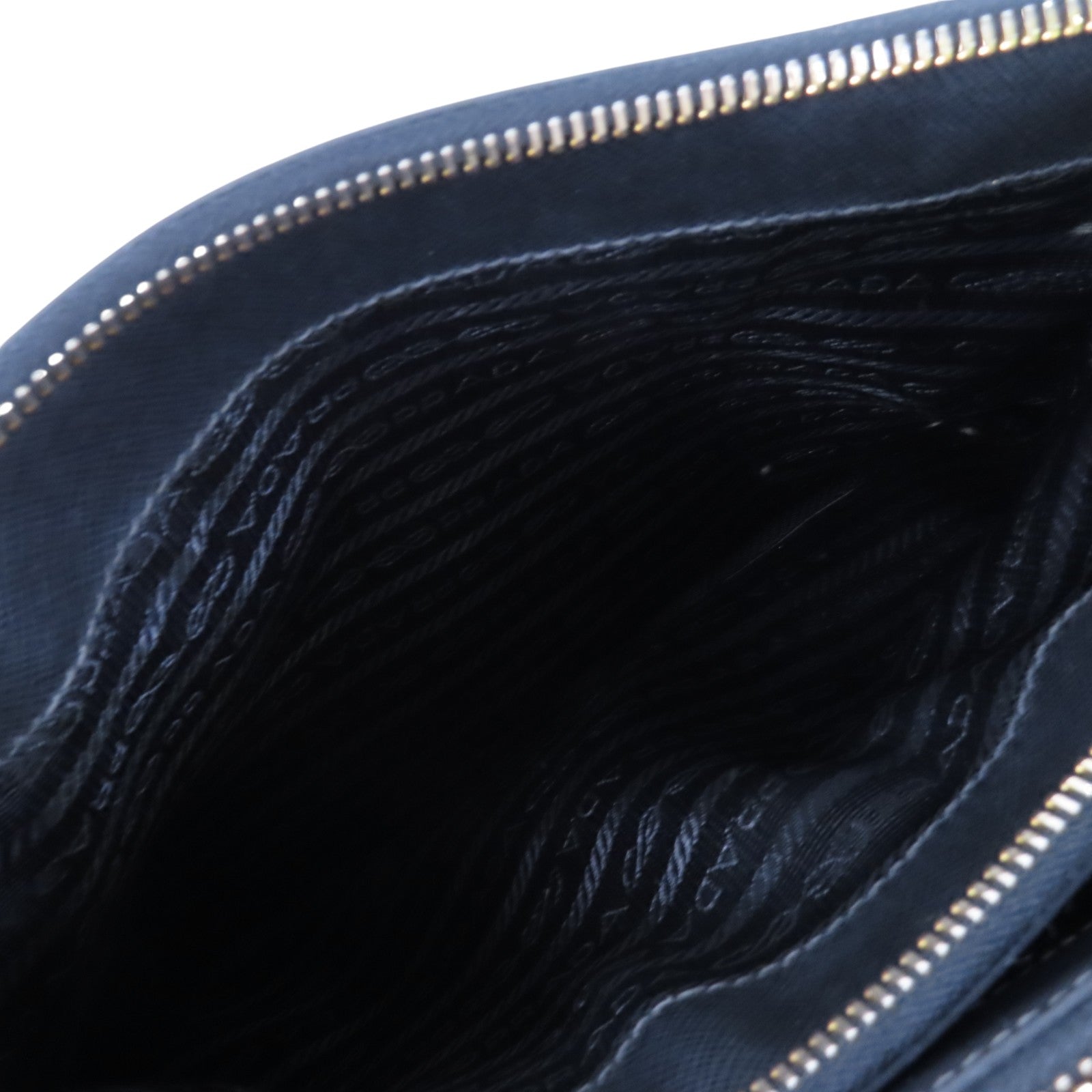 PRADA Saffiano皮革2Way Shoulder金扣手挽肩背兩用袋