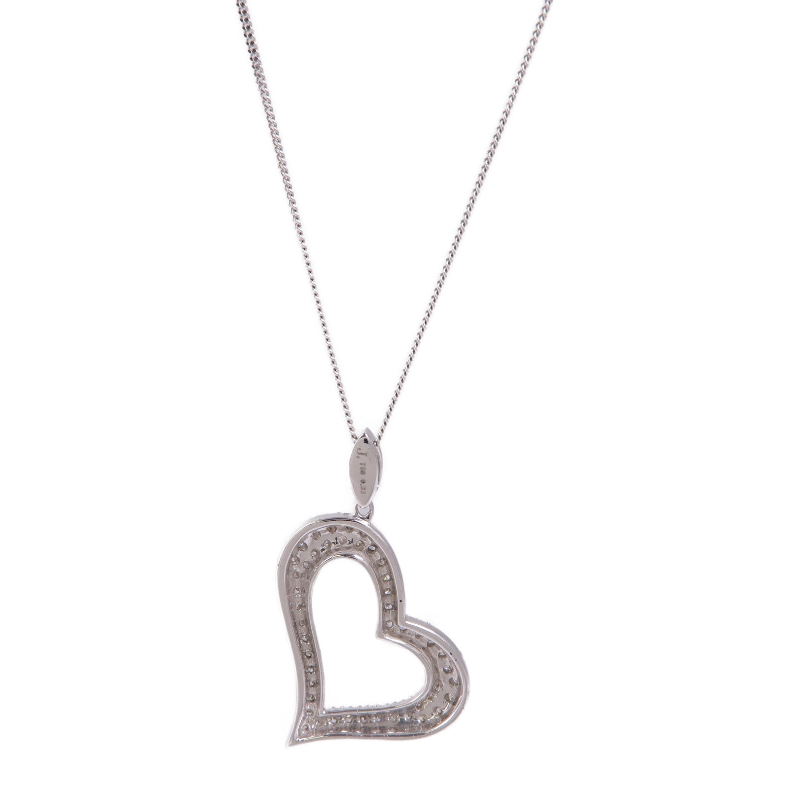 JEWELRY 18K白金Diamond Necklace鑽石項鍊