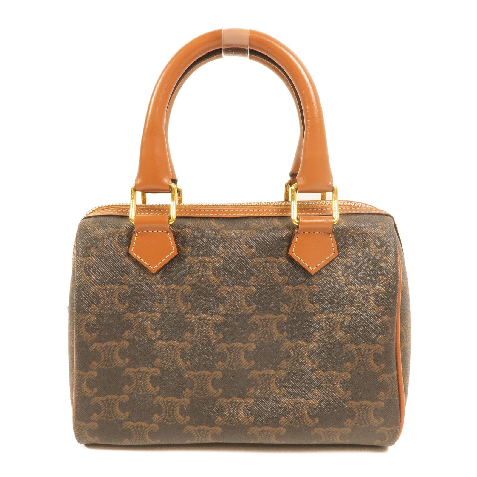 CELINE 塗層帆布Small Boston手挽肩背兩用袋