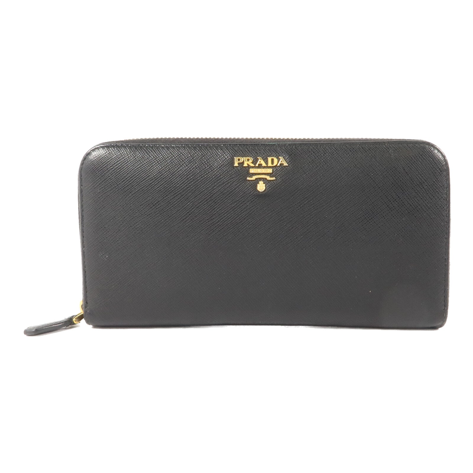 PRADA Saffiano皮革Zipper Long Wallet長錢包