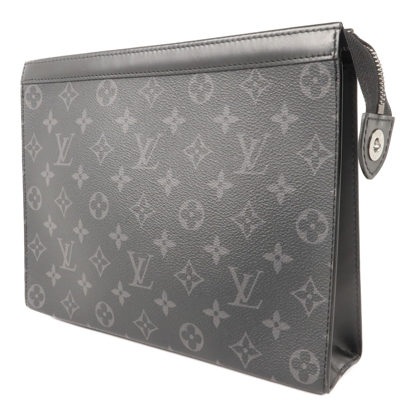 LOUIS VUITTON Monogram Eclipse Pochette Voyage MM手拿包