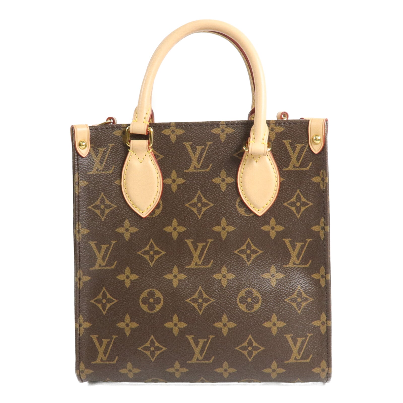 LOUIS VUITTON Monogram Sac Plat BB手挽肩背兩用袋