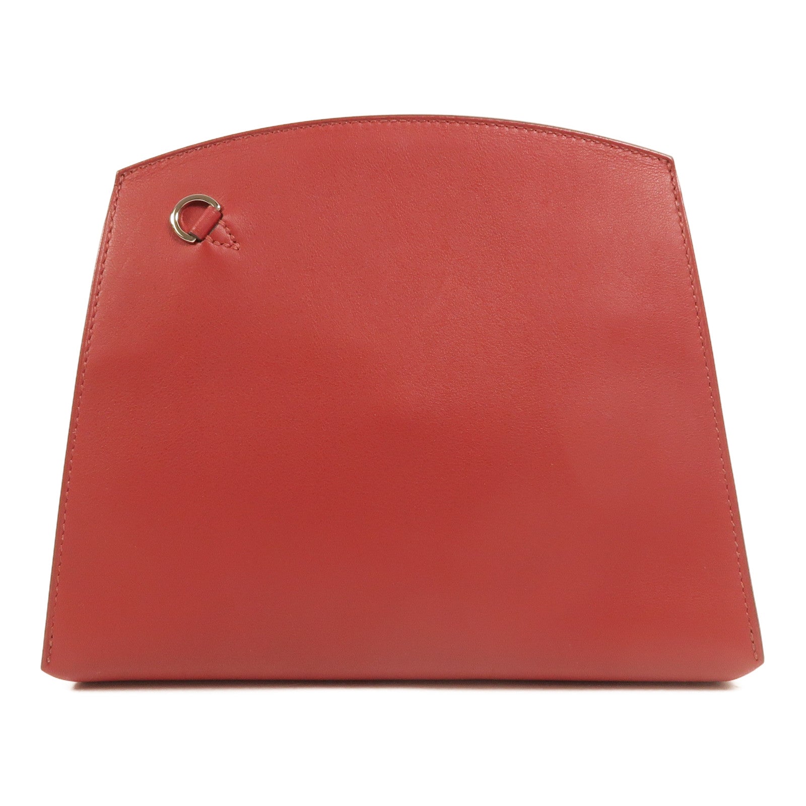 HERMES Swift/Tadelakt皮革Tutti Frutti Clutch手拿包RougeGrenat/RougeVif