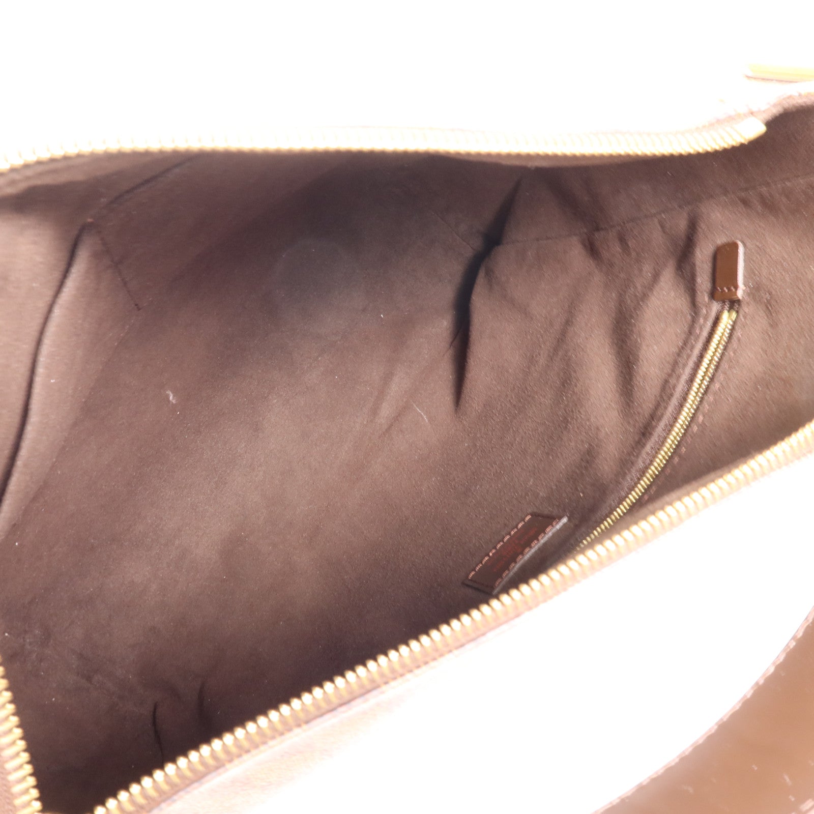 LOUIS VUITTON Damier Portobello PM金扣手挽袋