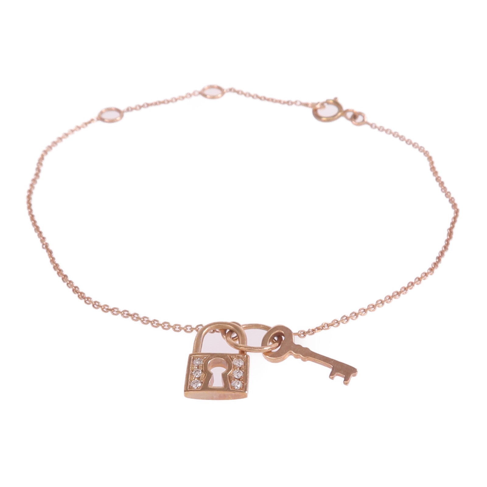 JEWELRY 18K玫瑰金Diamond Bracelet鑽石手鏈