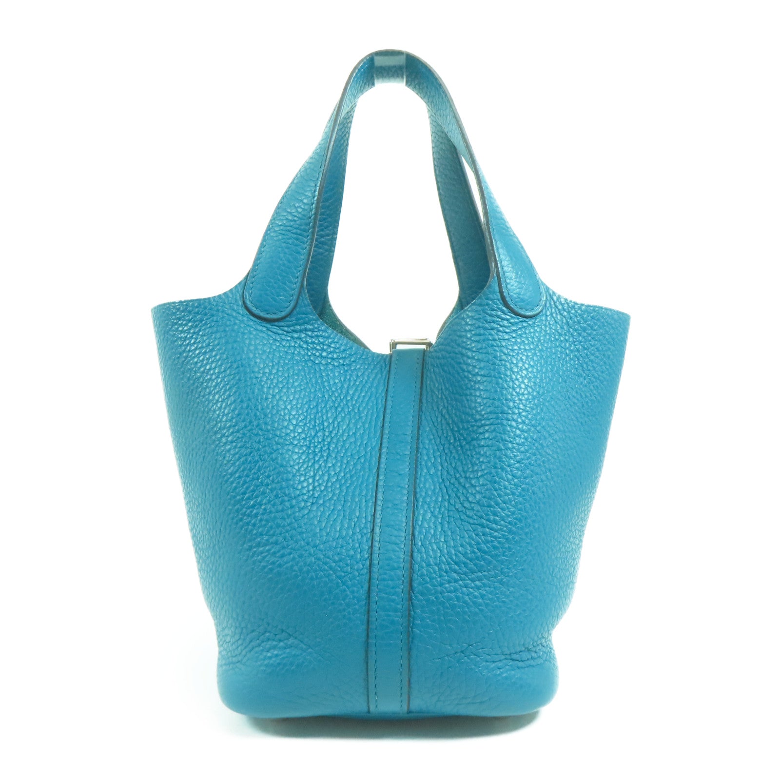 HERMES Clemence皮革Picotin PM手挽袋