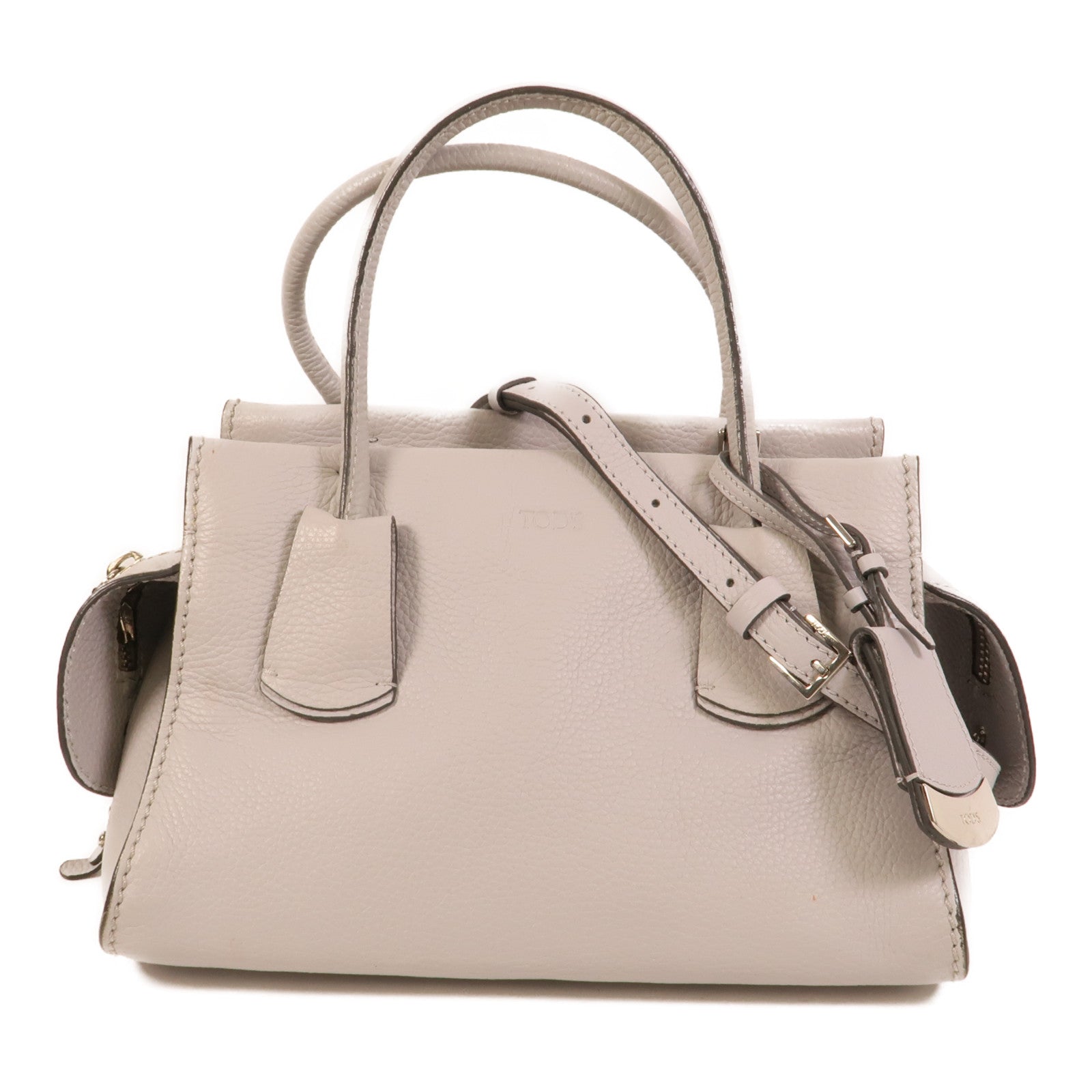 TOD'S 牛皮皮革2 Way Shoulder手挽肩背兩用袋