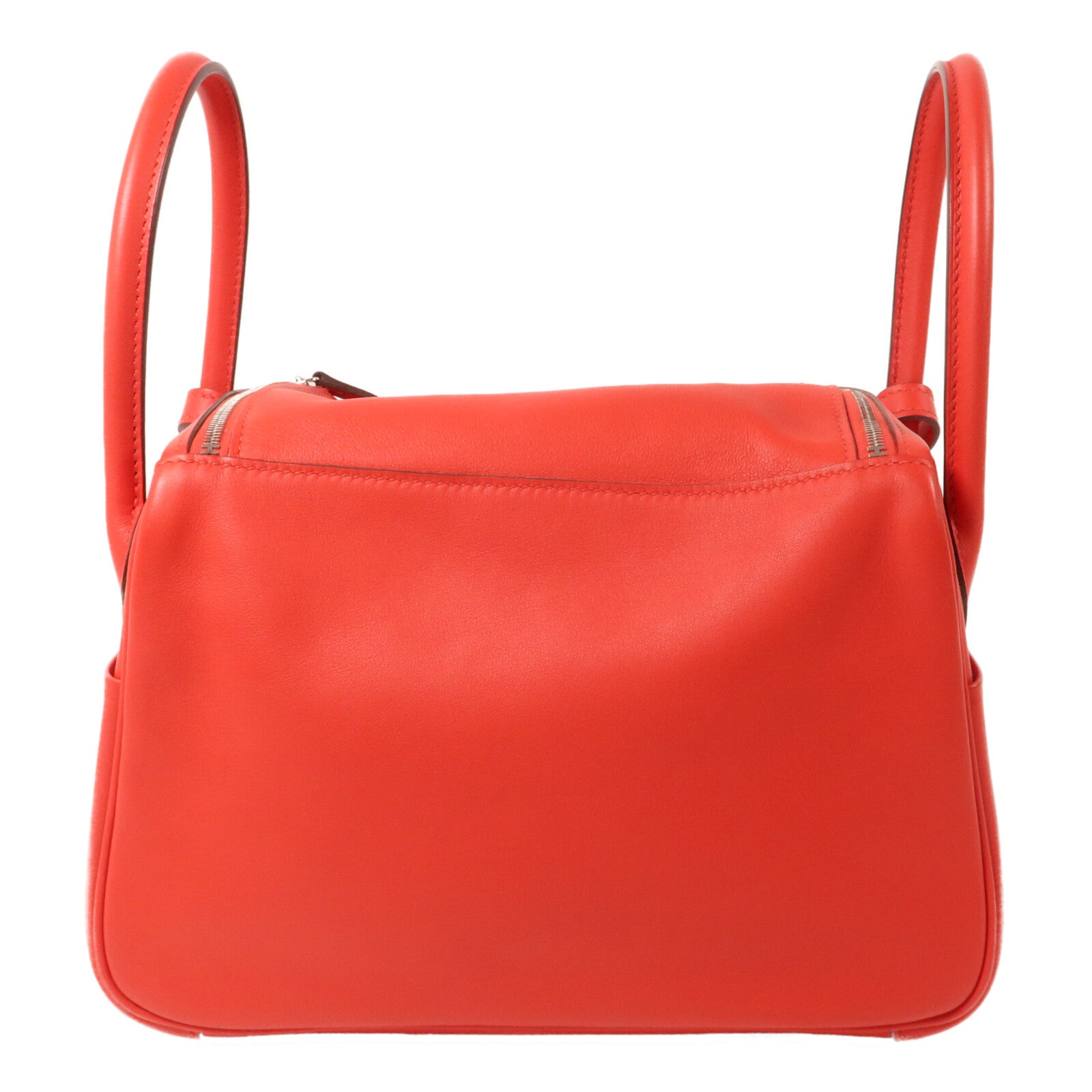 HERMES Swift皮革/Epsom皮革Lindy 26手挽肩背兩用袋Rouge de Coeur