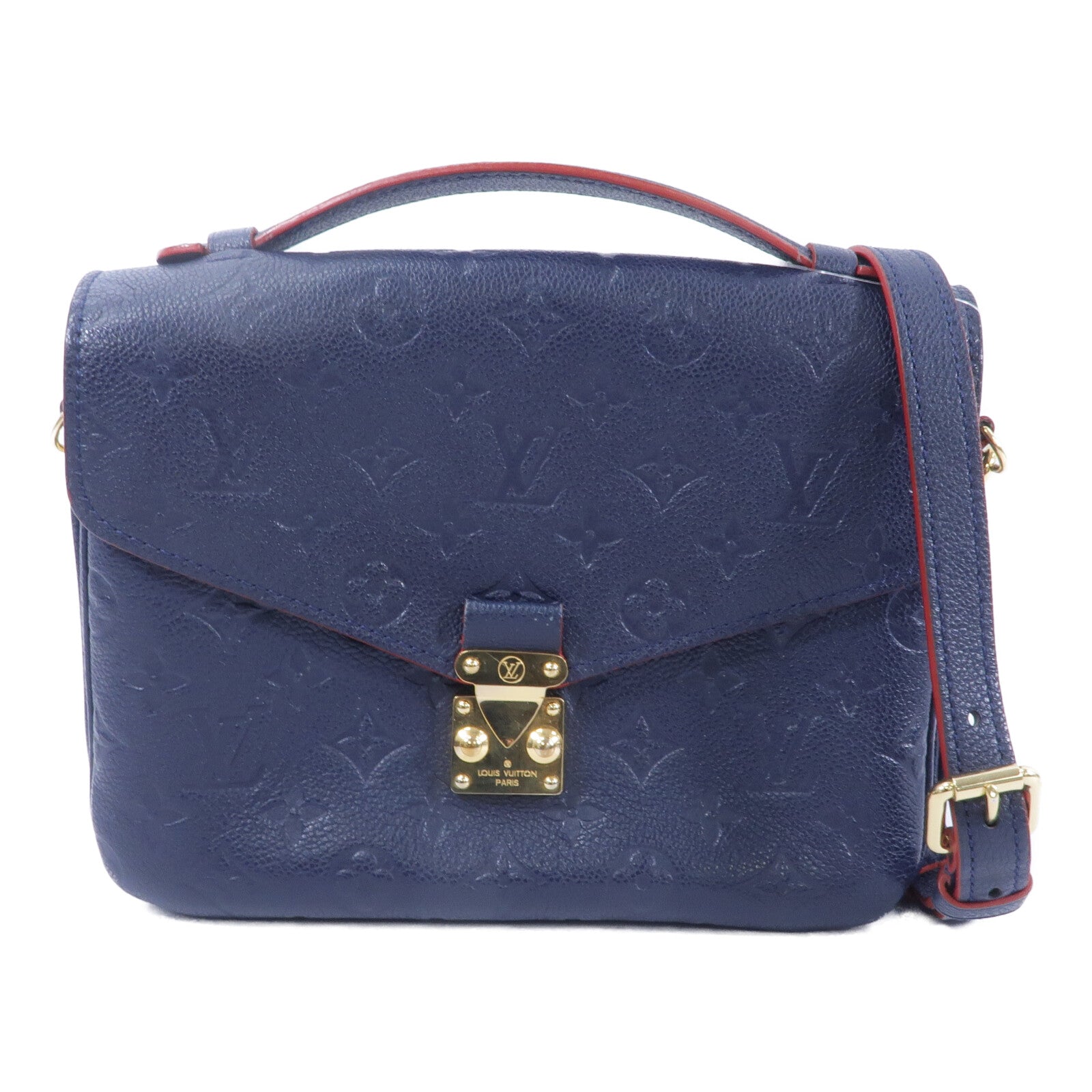 LOUIS VUITTON Monogram Empreinte Pochette Metis手挽肩背兩用袋