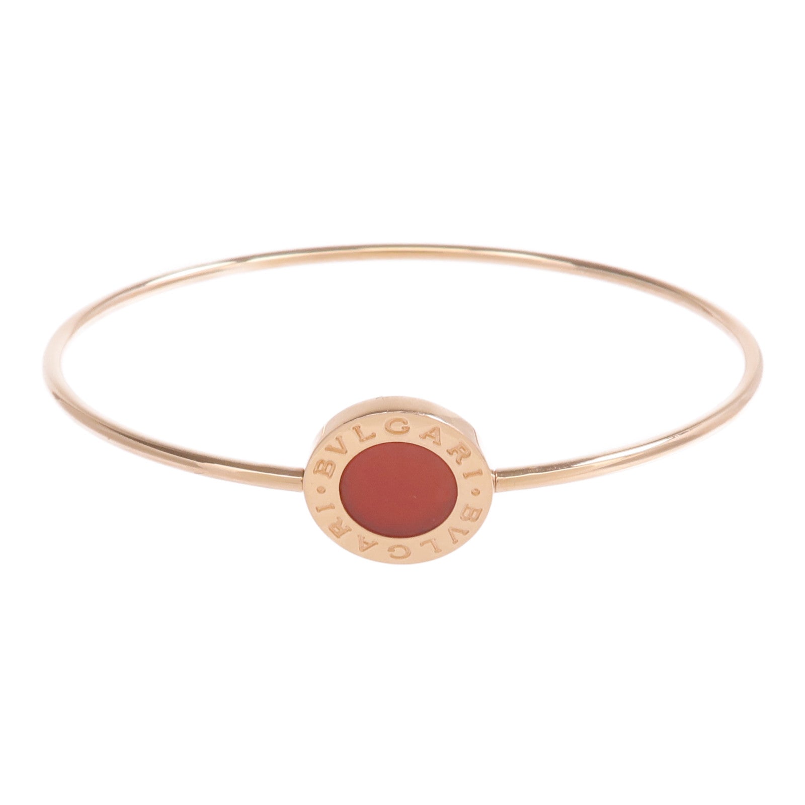 BVLGARI 18K玫瑰金Bvlgari Bvlgari Bracelet紅瑪瑙手鐲