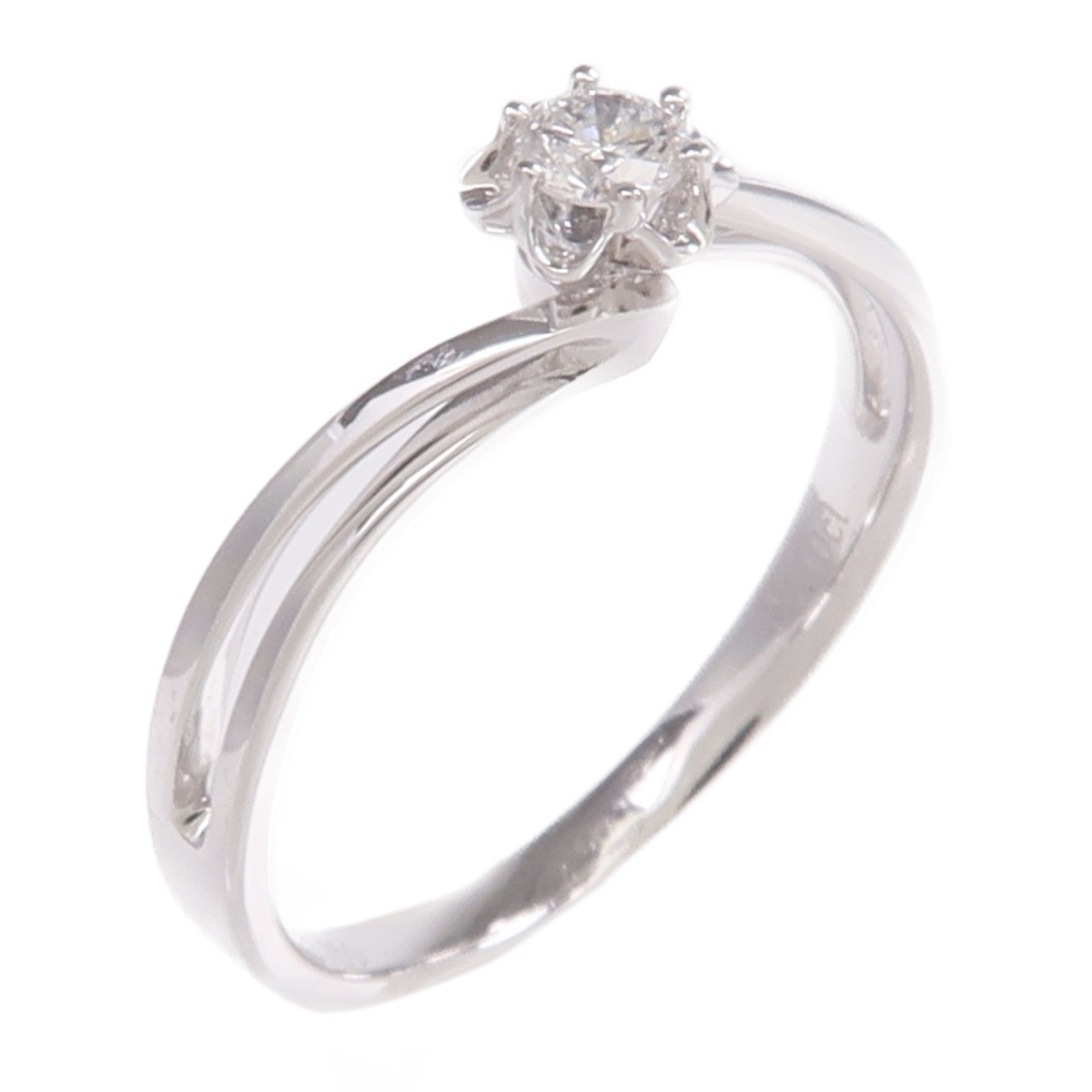 JEWELRY 18K白金Diamond Ring鑽石戒指
