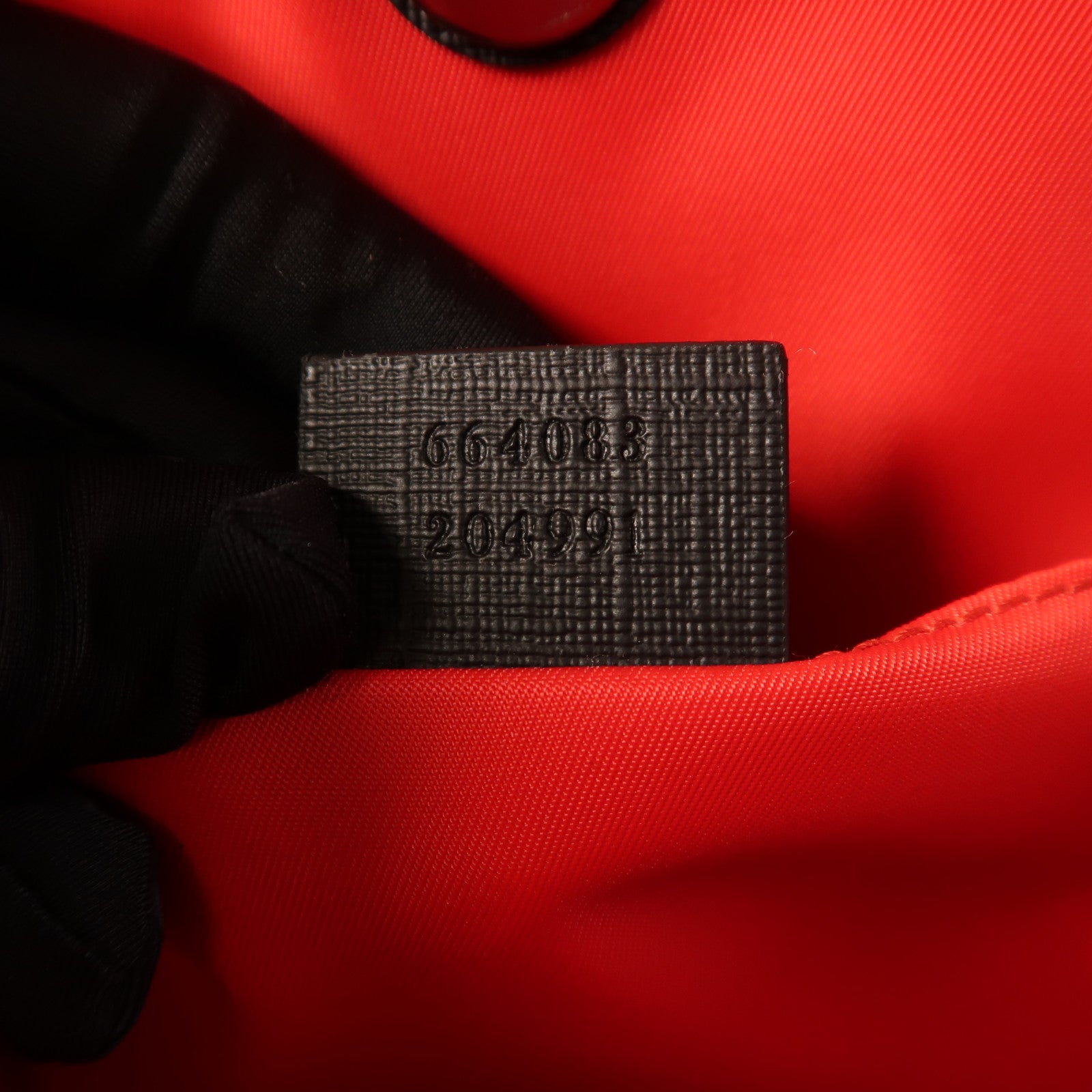 GUCCI 塗層帆布Handbag銀扣手挽袋