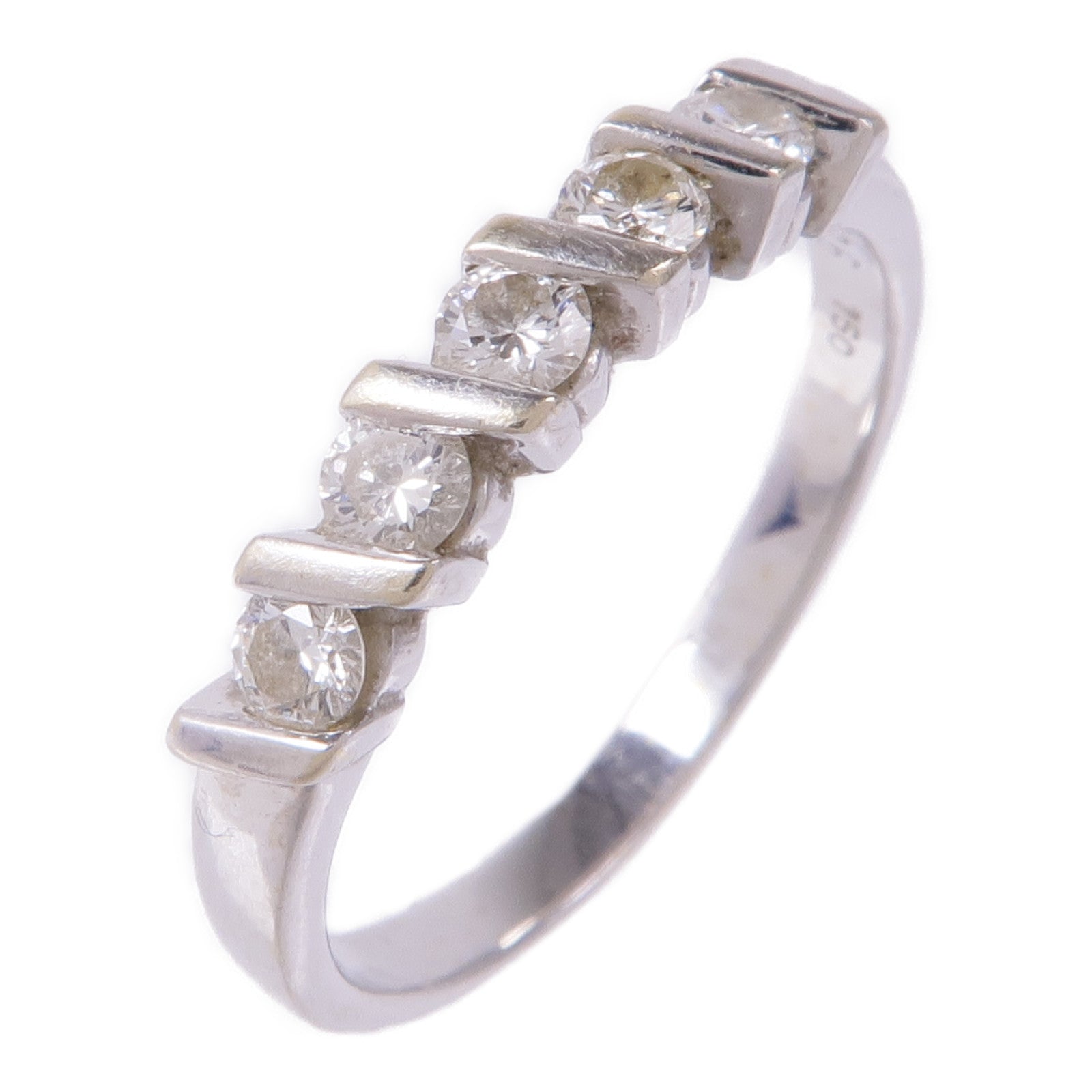 JEWELRY 18K白金Diamond Ring鑽石戒指US#7