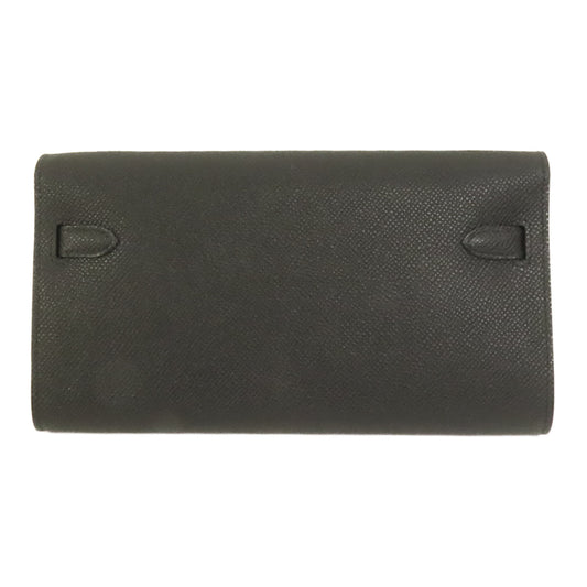 HERMES 【激減優惠】Epsom皮革Kelly To Go銀扣肩背袋