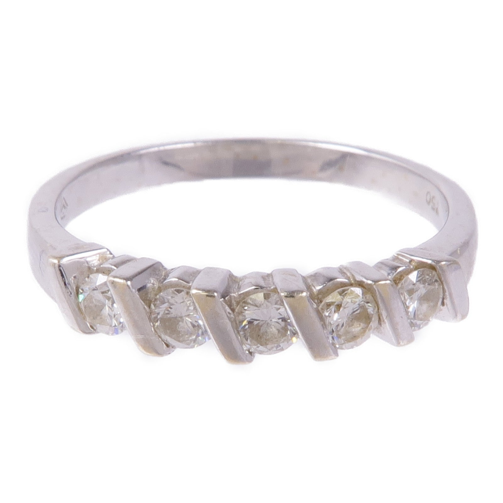 JEWELRY 18K白金Diamond Ring鑽石戒指US#7