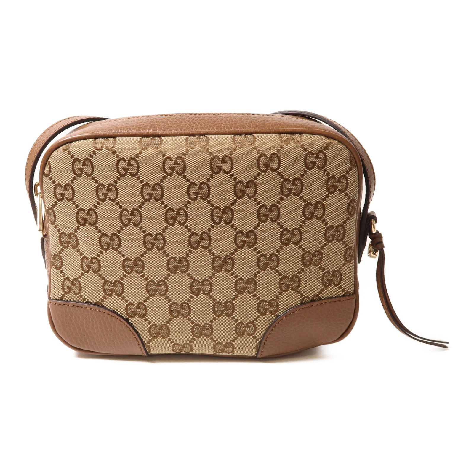 GUCCI 帆布Shoulder Bag銀扣肩背袋