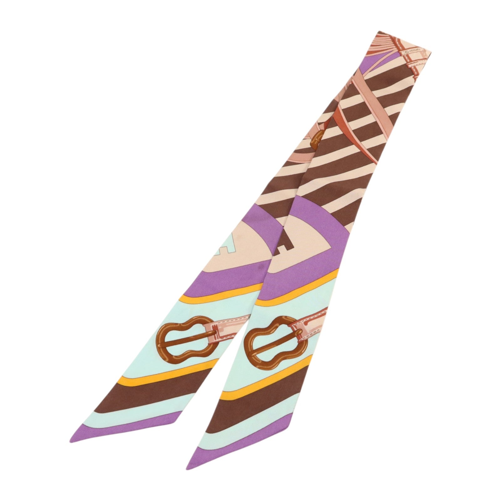 HERMES 絲質Twilly絲巾