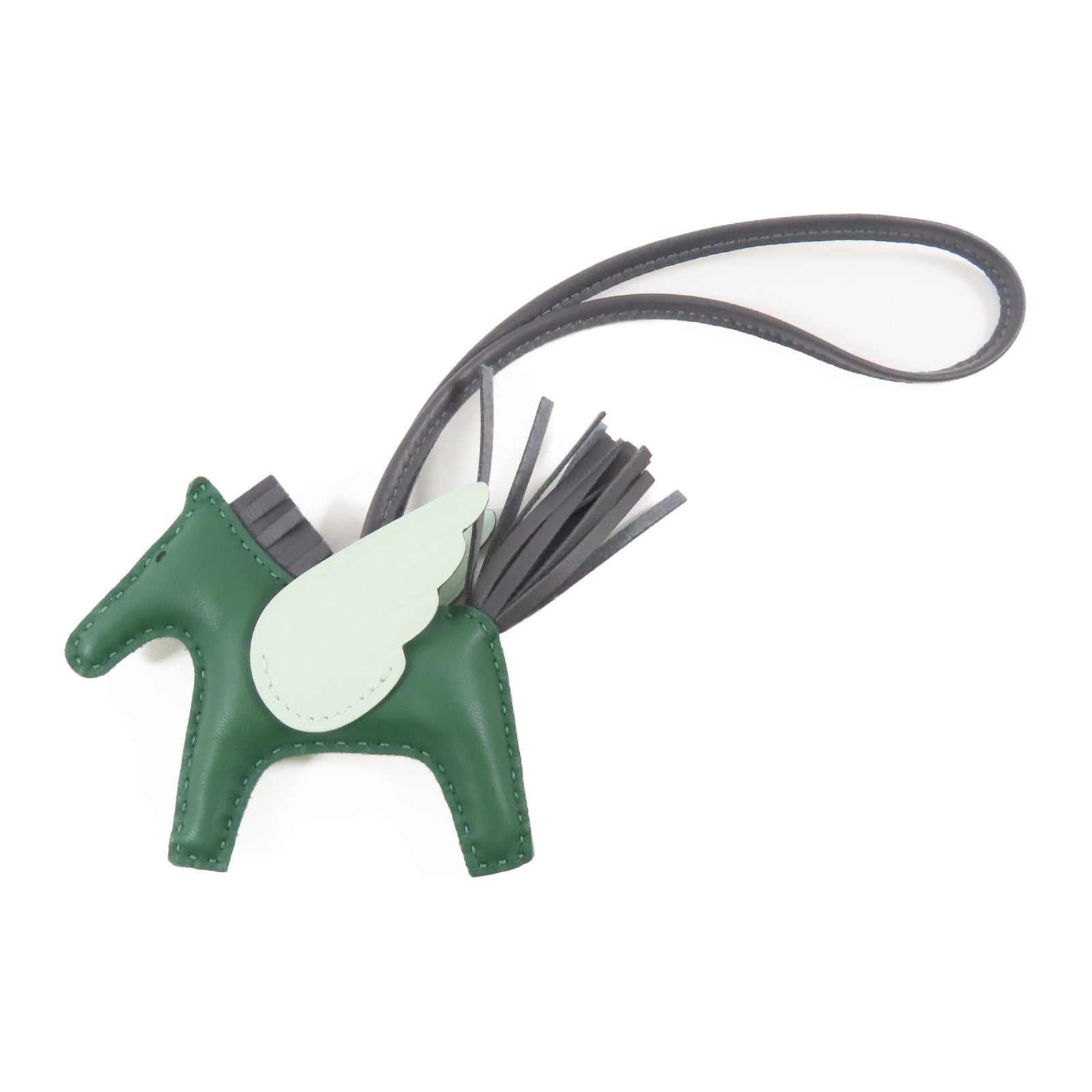 HERMES 牛皮皮革Rodeo Pegase PM掛飾