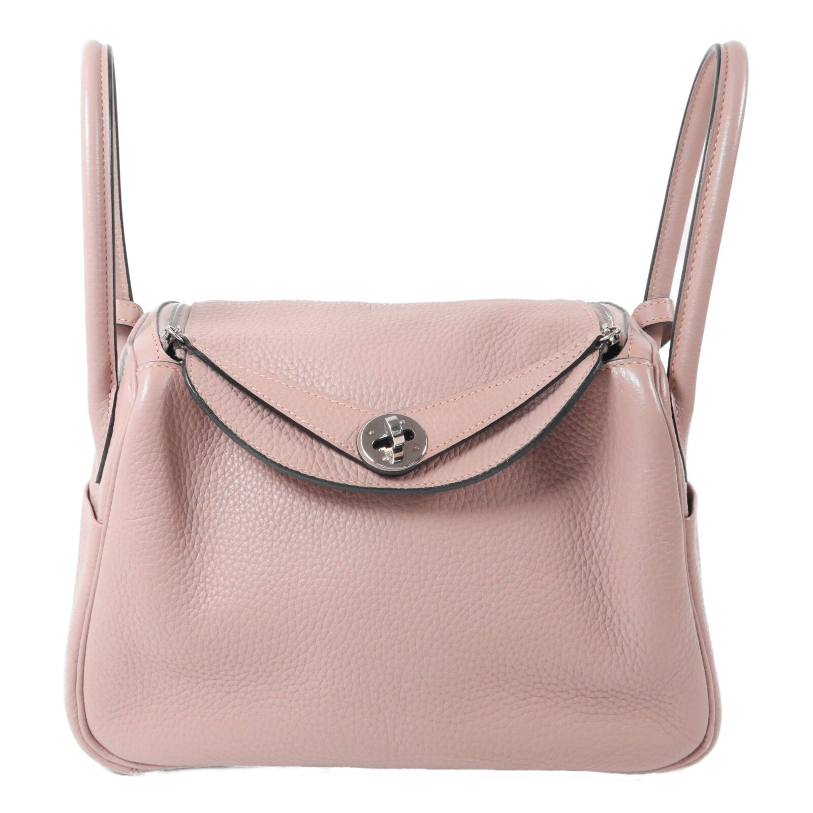 HERMES Clemence皮革Lindy 26手挽肩背兩用袋Glycine