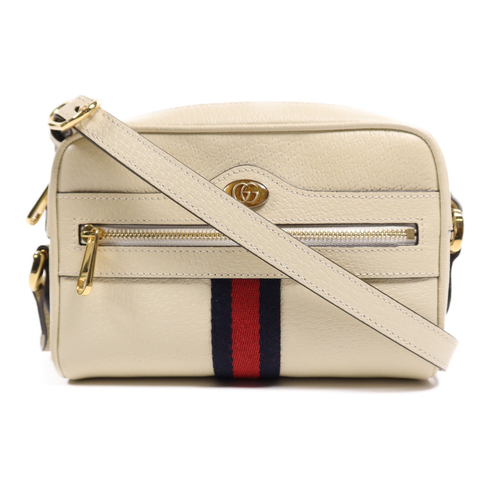 GUCCI 牛皮皮革GG Ophidia金扣肩背袋