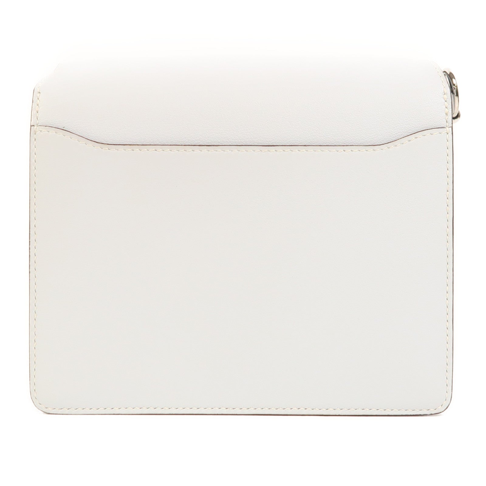 HERMES Swift皮革Roulis Mini銀扣肩背袋Bleu Brume