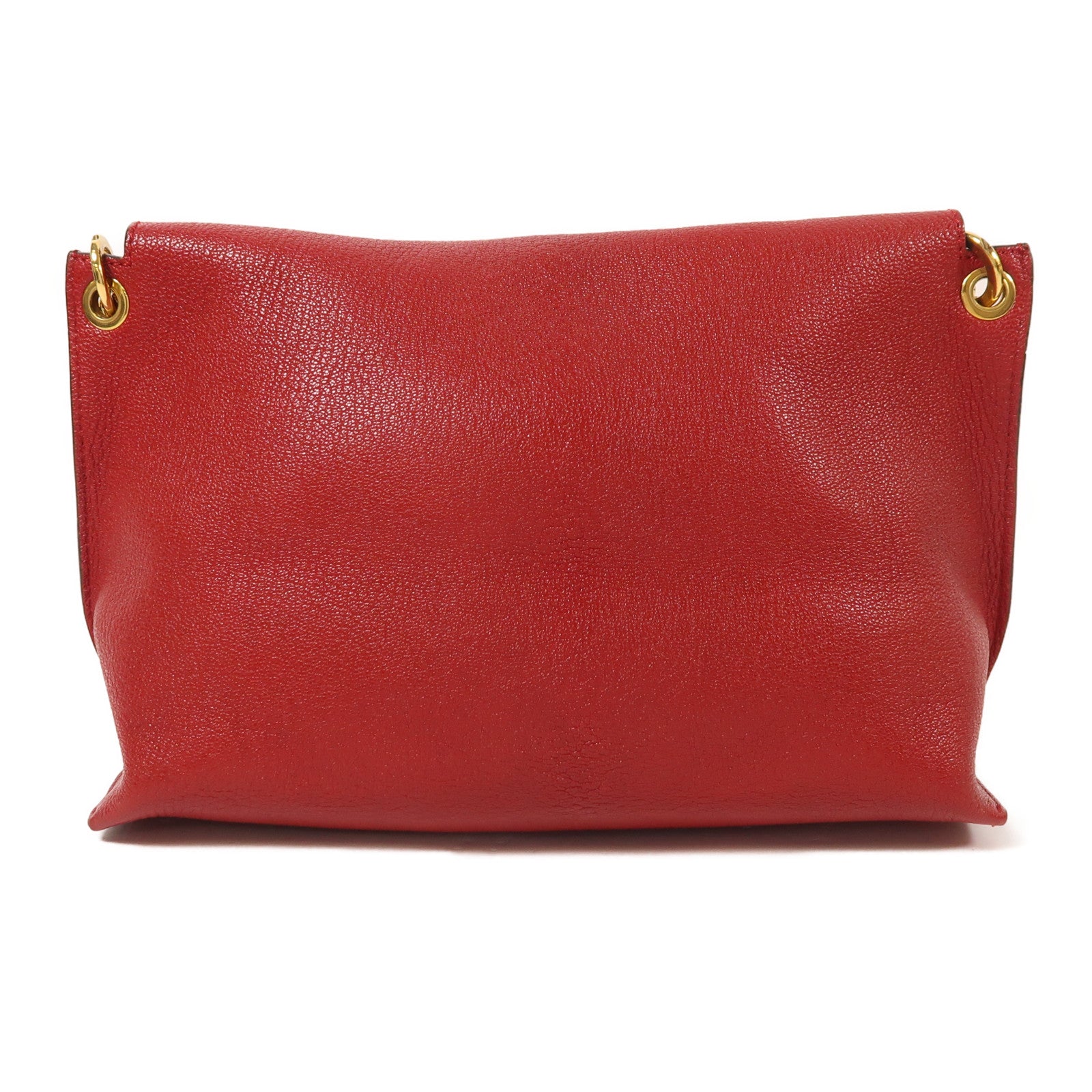 LOEWE 牛皮皮革Avenue金扣鏈帶肩背袋