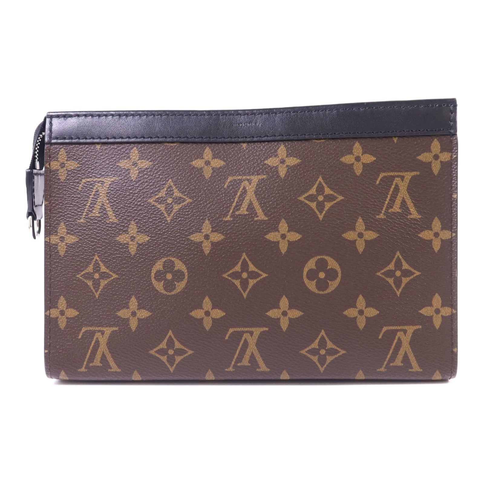 LOUIS VUITTON Monogram Macassar Gaston Wearable Wallet銀扣肩背袋