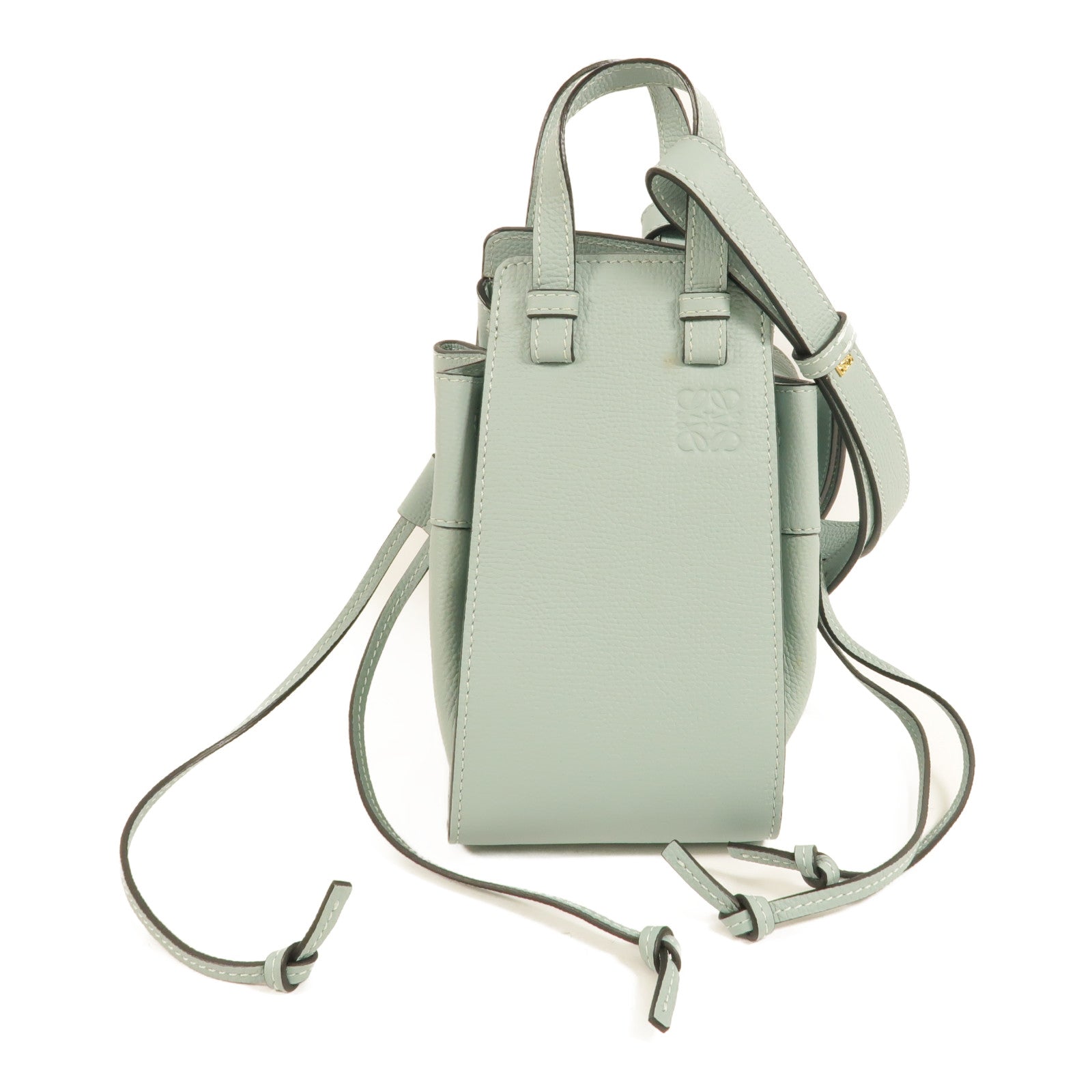 LOEWE 牛皮皮革Hammock Mini手挽肩背兩用袋