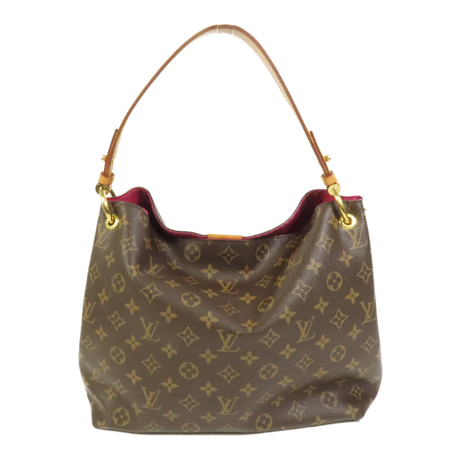 LOUIS VUITTON Monogram Graceful金扣肩背袋