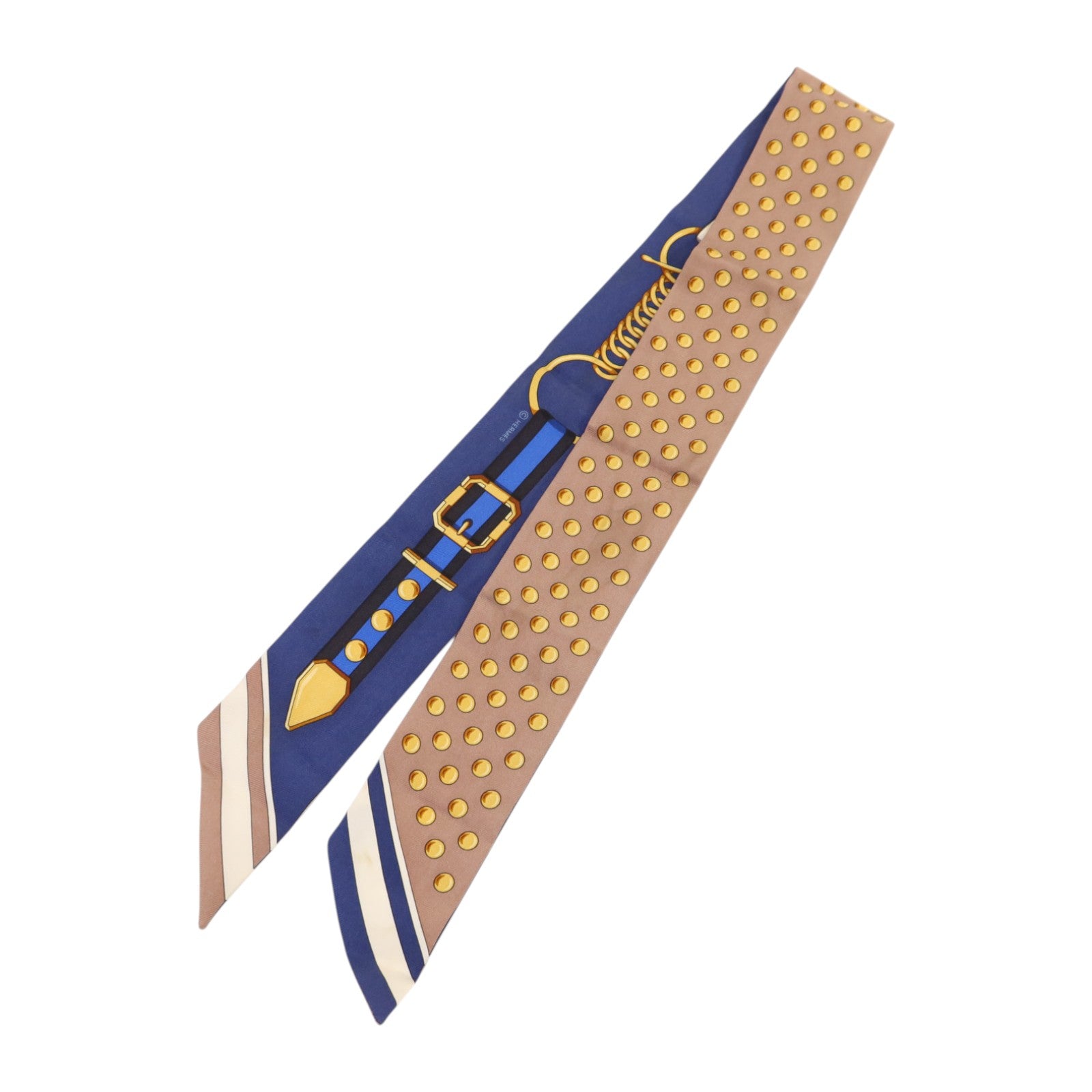 HERMES 絲質Twilly絲巾