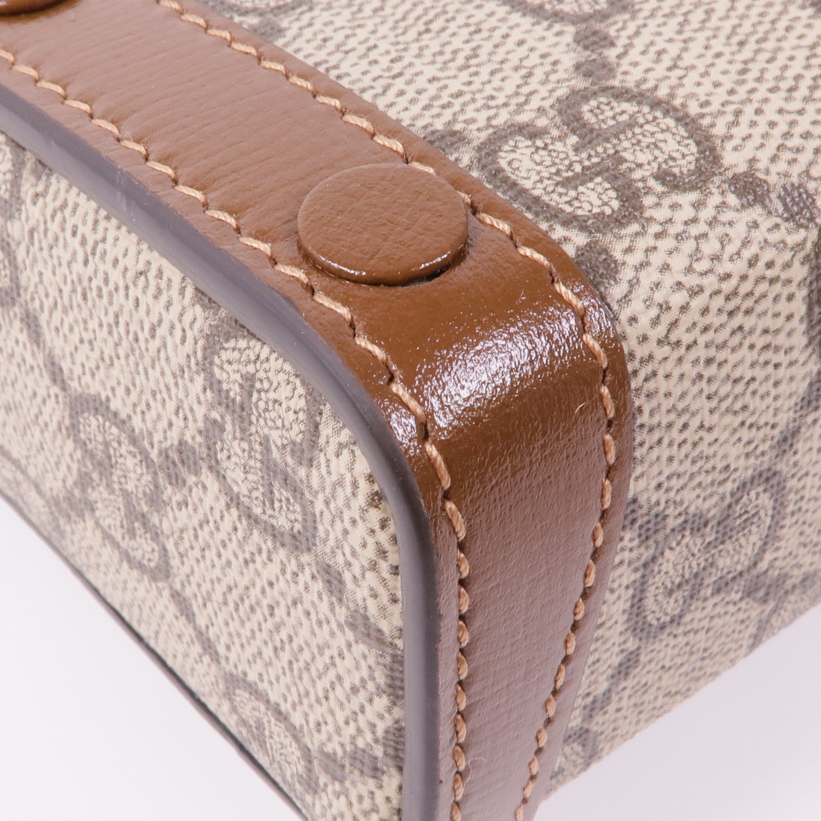 GUCCI 塗層帆布Horsebit 1955 Mini Bag金扣肩背袋