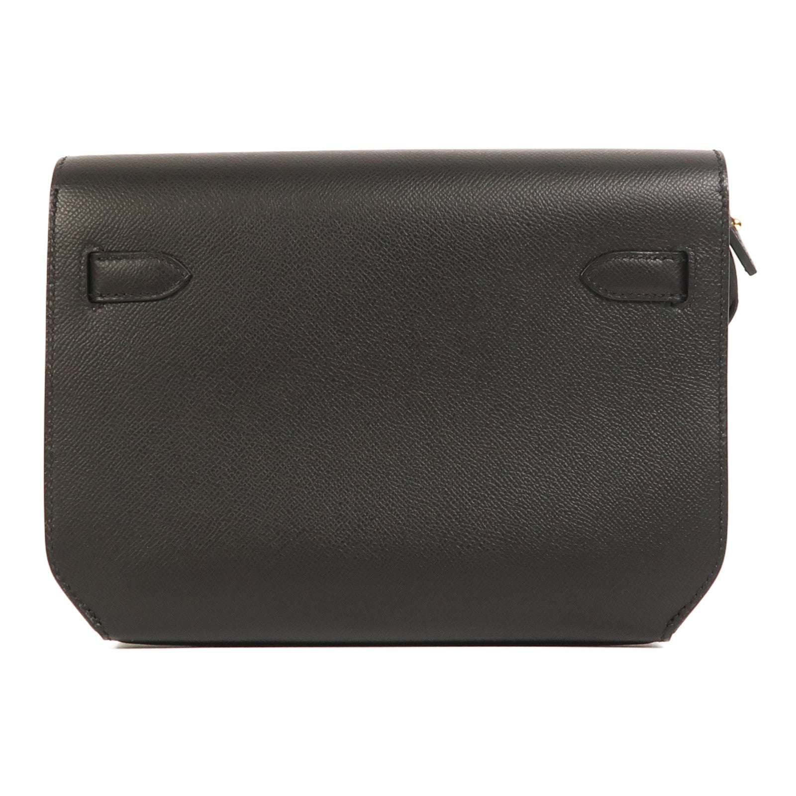 HERMES Epsom皮革Kelly Depeches 25金扣手拿包