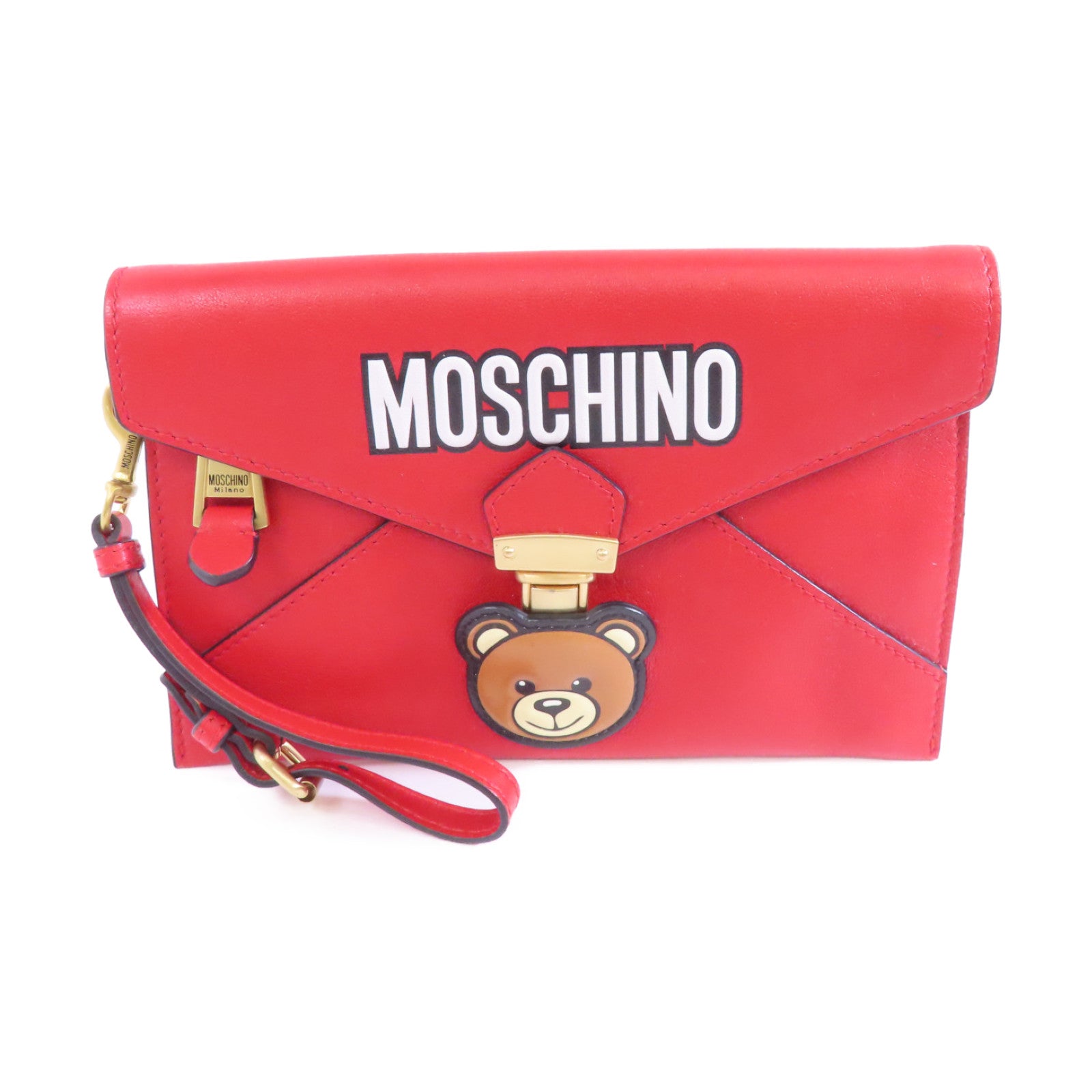 MOSCHINO Clutch Bag Brand Off Hong Kong Online Store