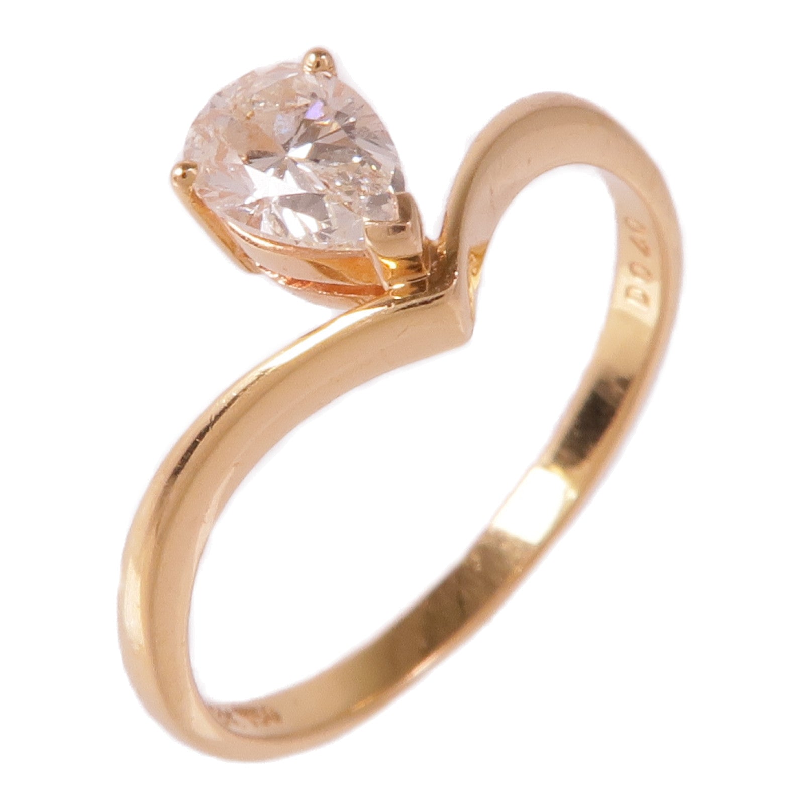 JEWELRY 18K玫瑰金Diamond Ring鑽石戒指US#5.75