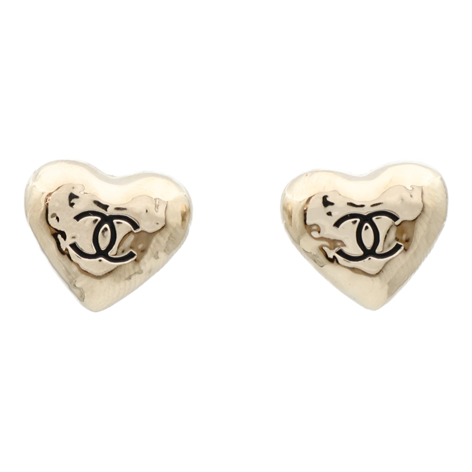 CHANEL 金屬Heart Earring耳環