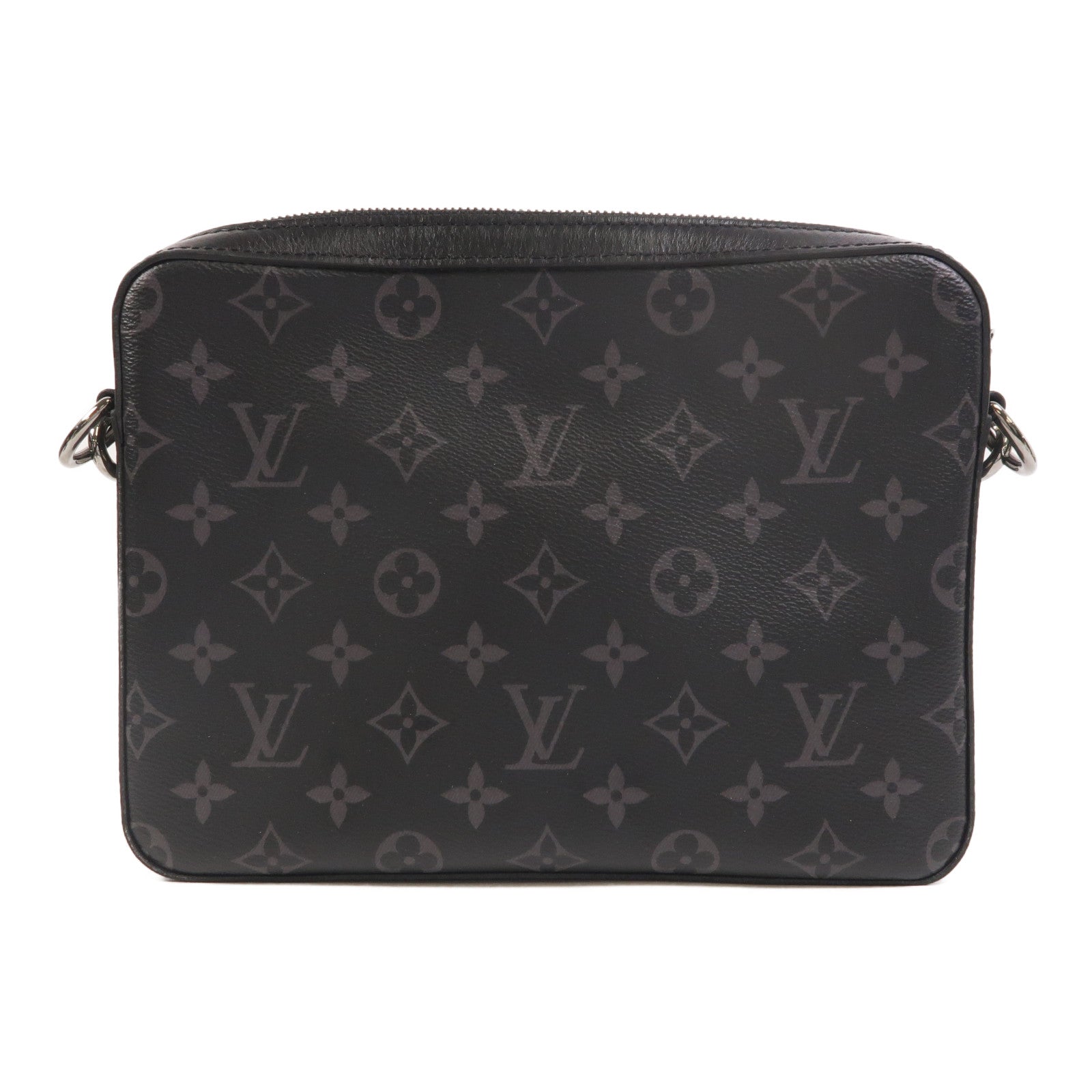 LOUIS VUITTON Monogram Eclipse Reverse Trio Messenger肩背袋