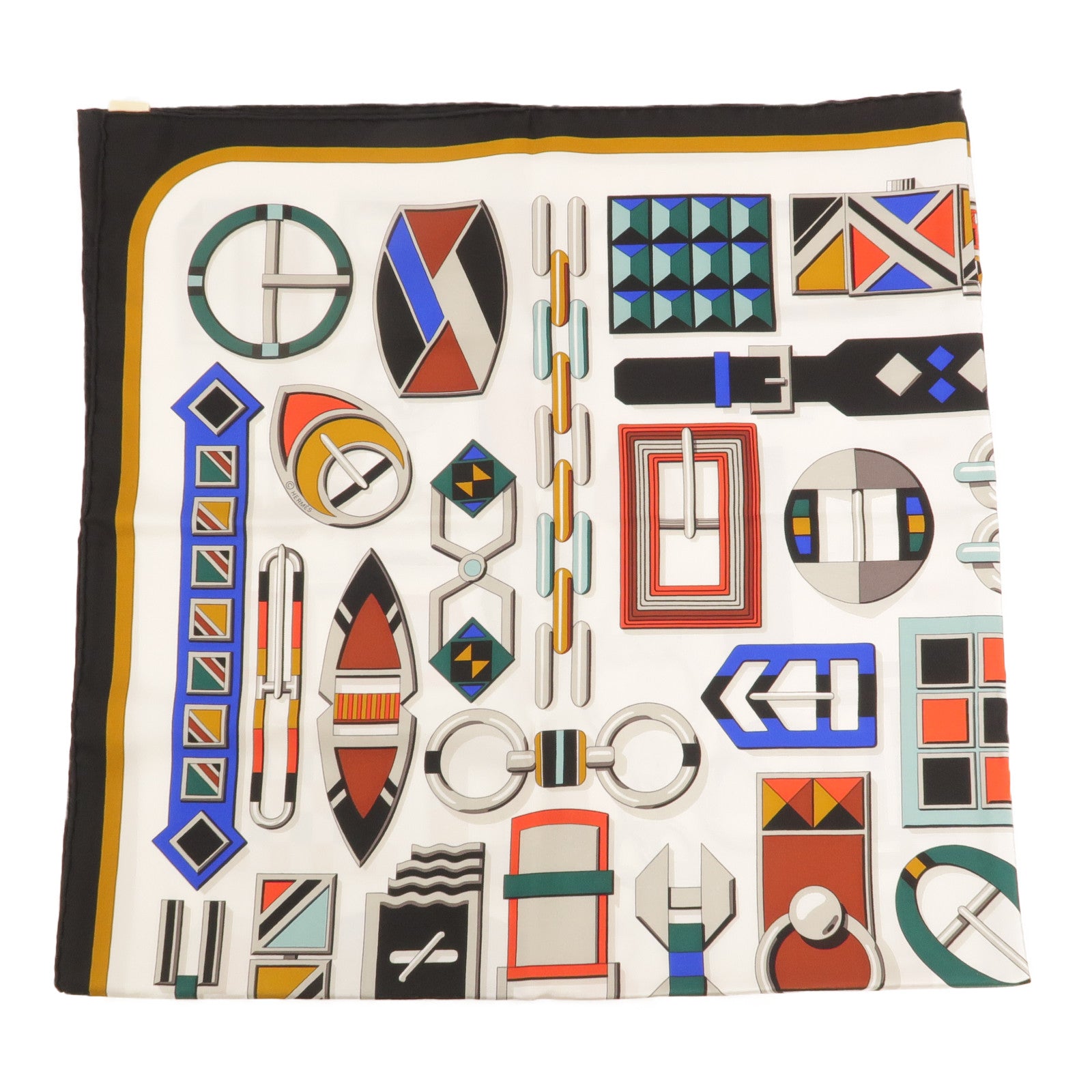 HERMES 絲質Scarf 90X90絲巾