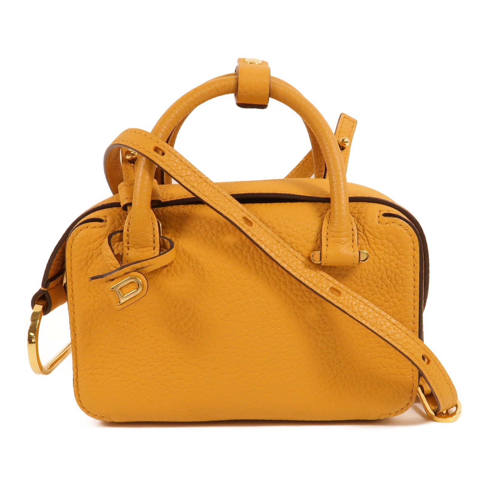 Delvaux 牛皮皮革Cool Box Nano手挽肩背兩用袋