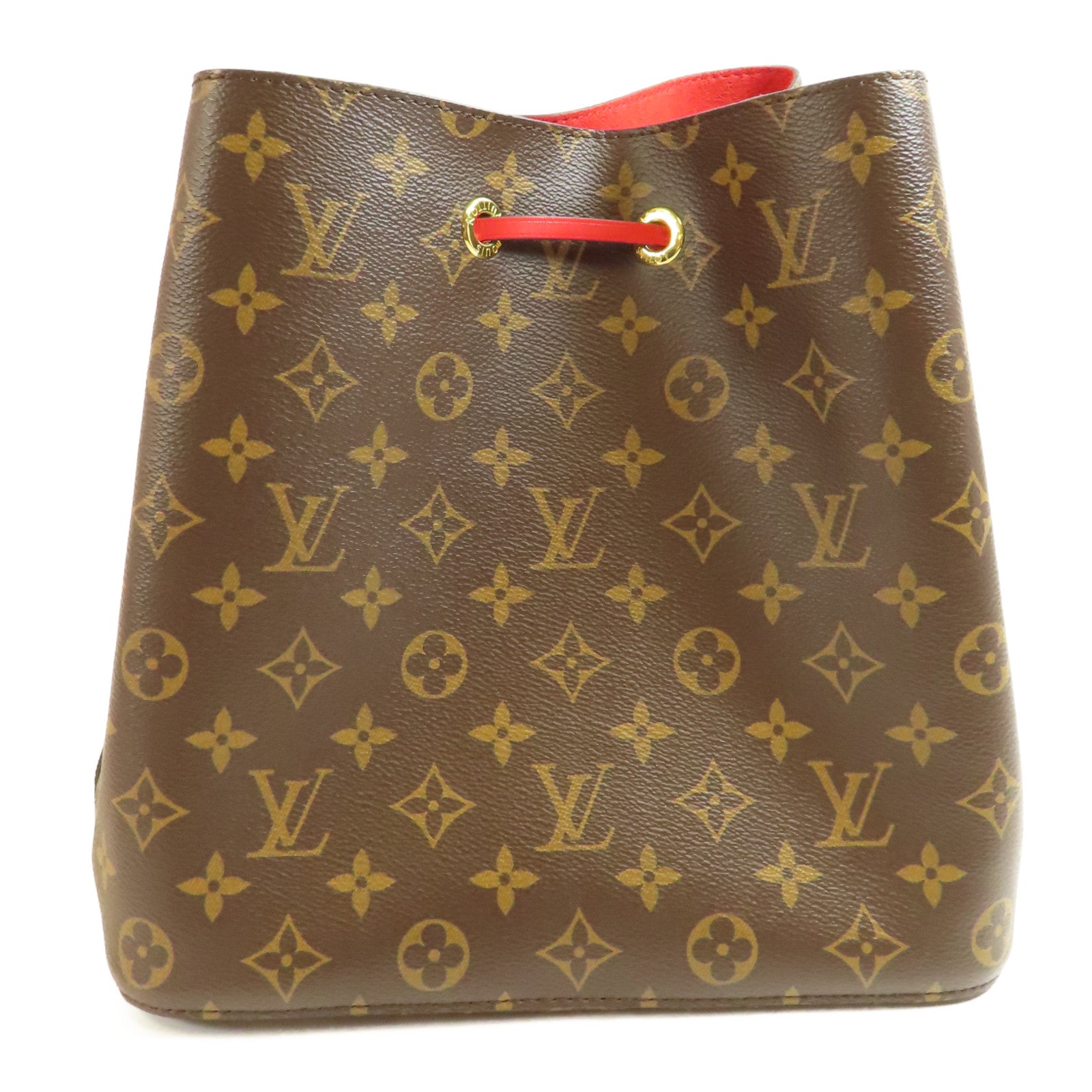 LOUIS VUITTON LV GHW Neo Noe Bucket Bag Shoulder Handbag M44021 Monogram Brown