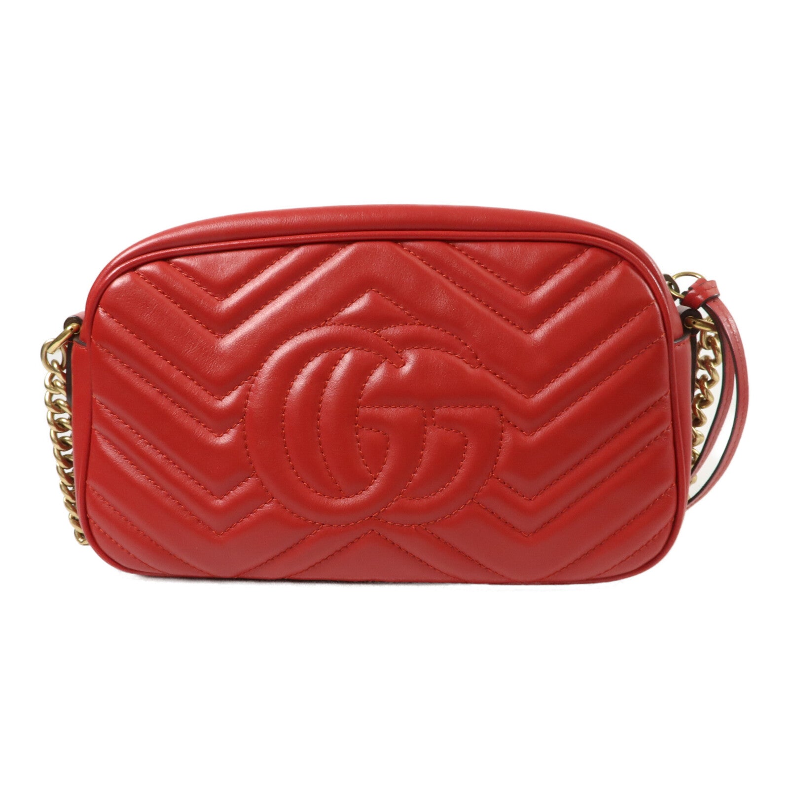 GUCCI 牛皮皮革GG Marmont Small肩背袋